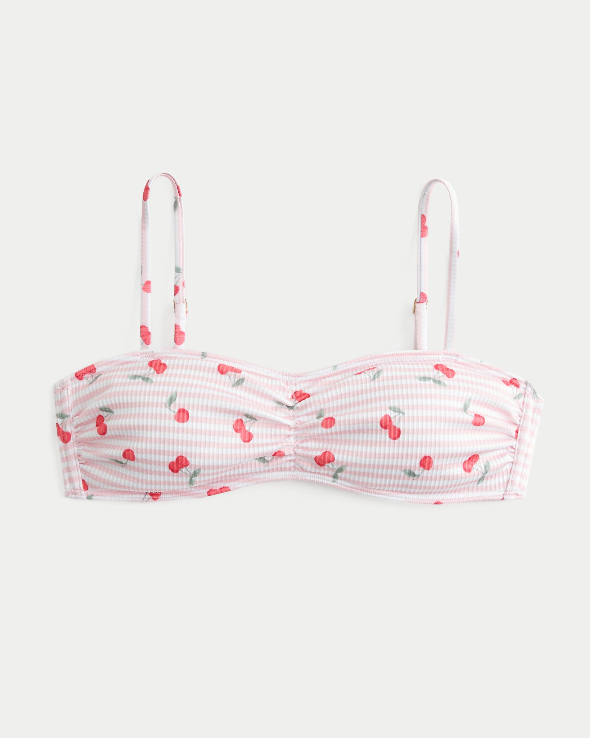 Ribbed Scoop Bikini Top Product Image