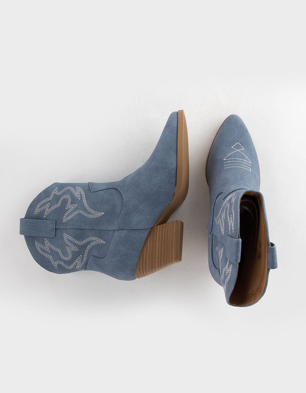 SODA Blazing Womens Western Boots - BLUE Product Image