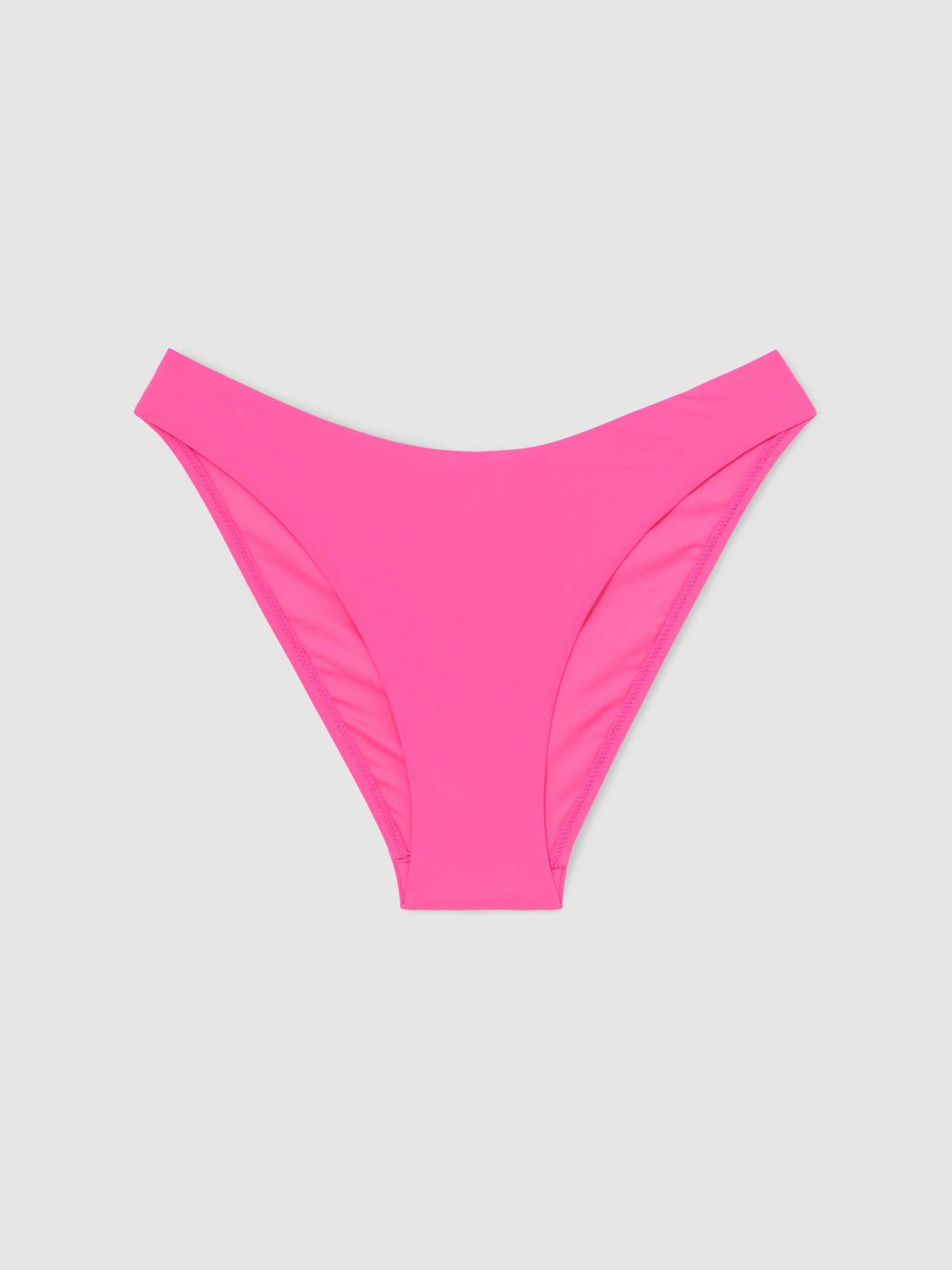 Fixed-Side Bikini Bottoms in Pink Product Image