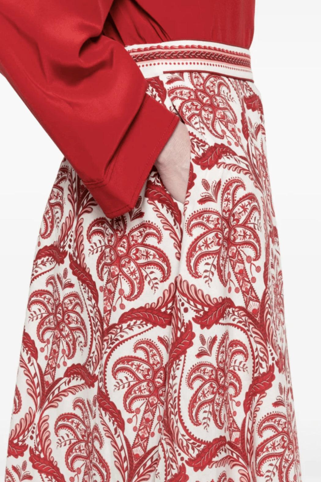 Tropical Midi Skirt Product Image