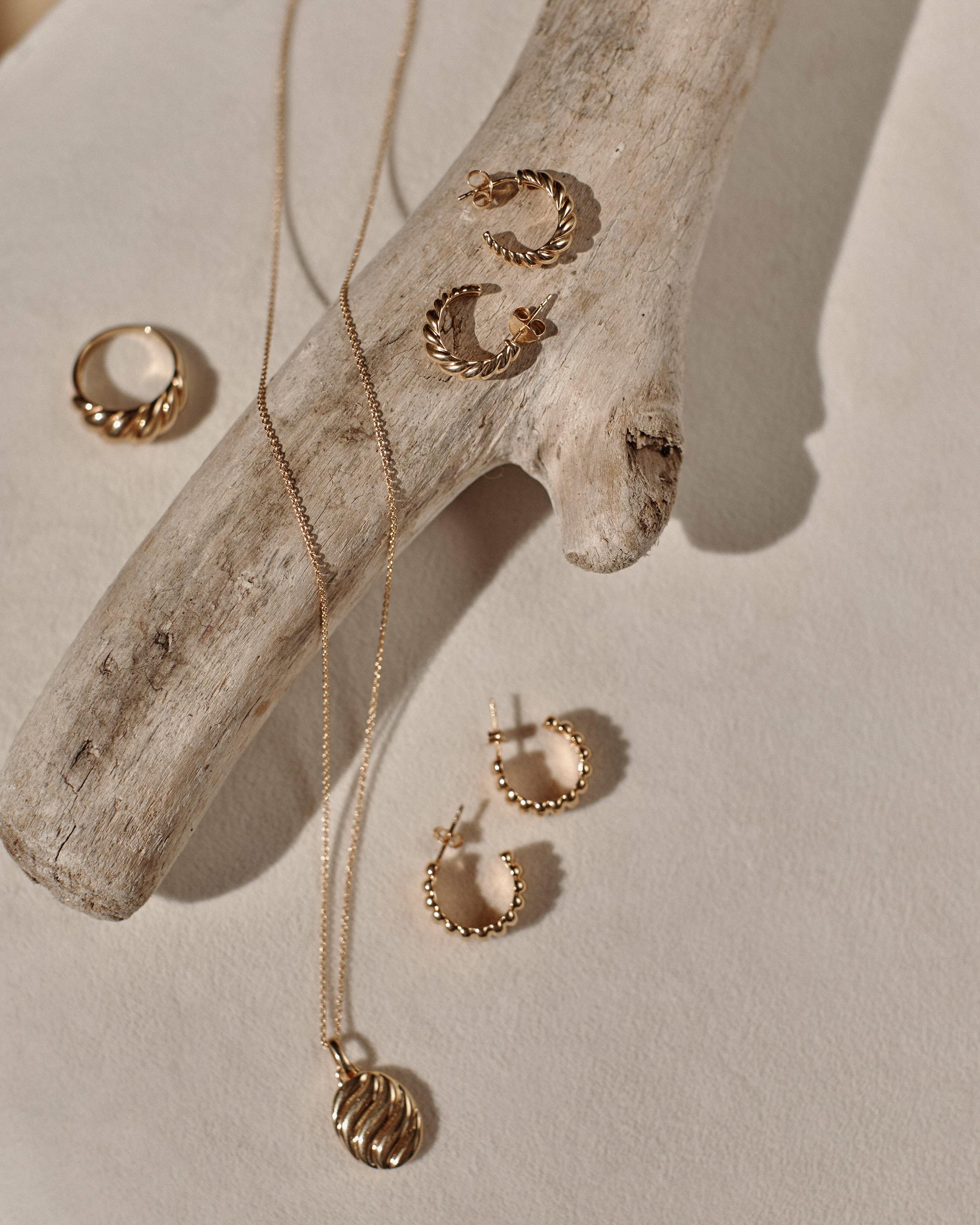 Quince | Women's Croissant Oval Locket Necklace Product Image