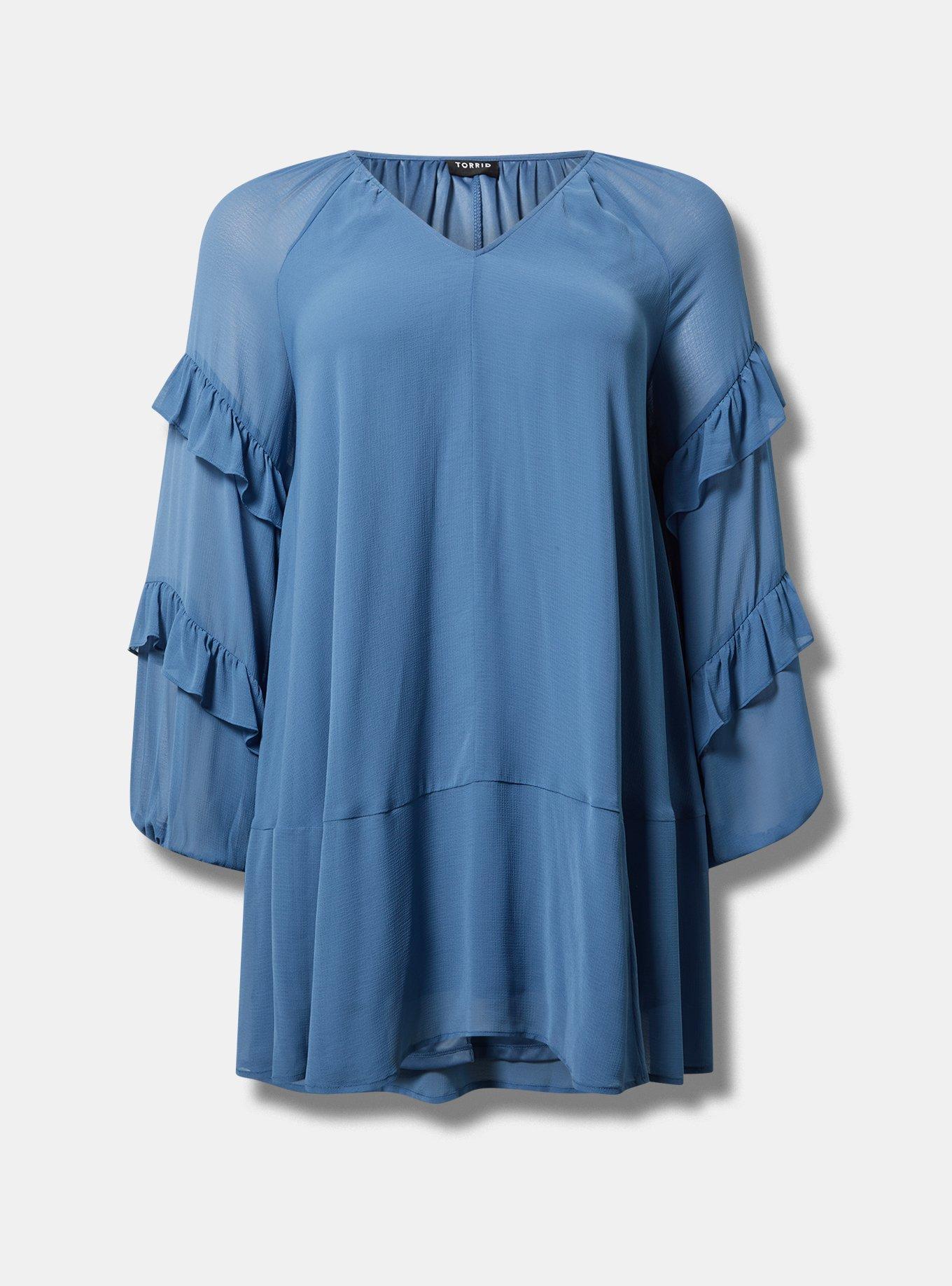 Mini Ruffle Peasant Dress Product Image