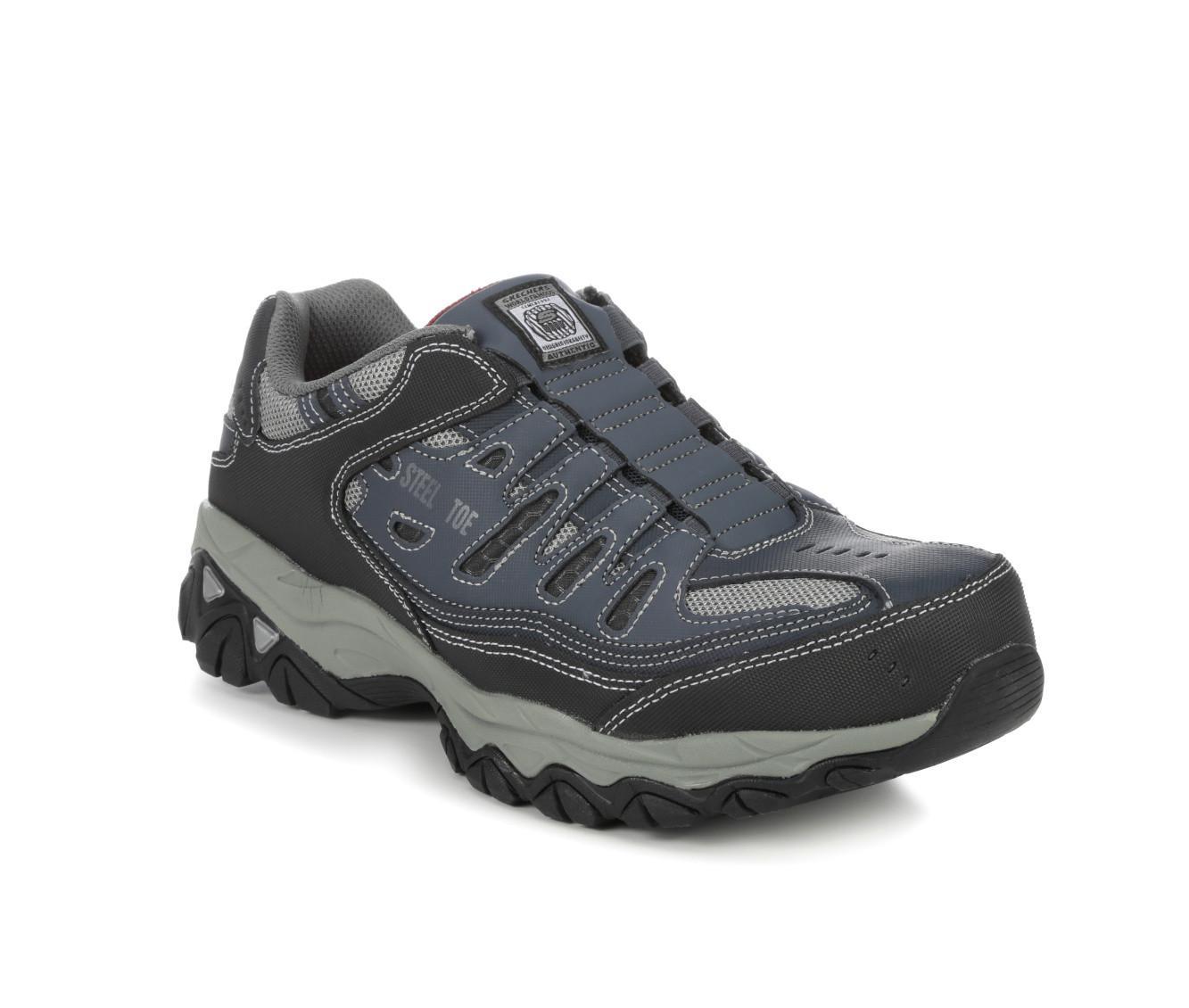 Men's Skechers Work 77161 Cankton Steel Toe Work Shoes Product Image