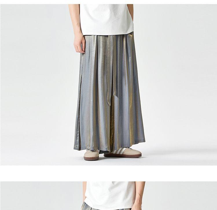 Mid Rise Patterned Print Wide Leg Pants Product Image