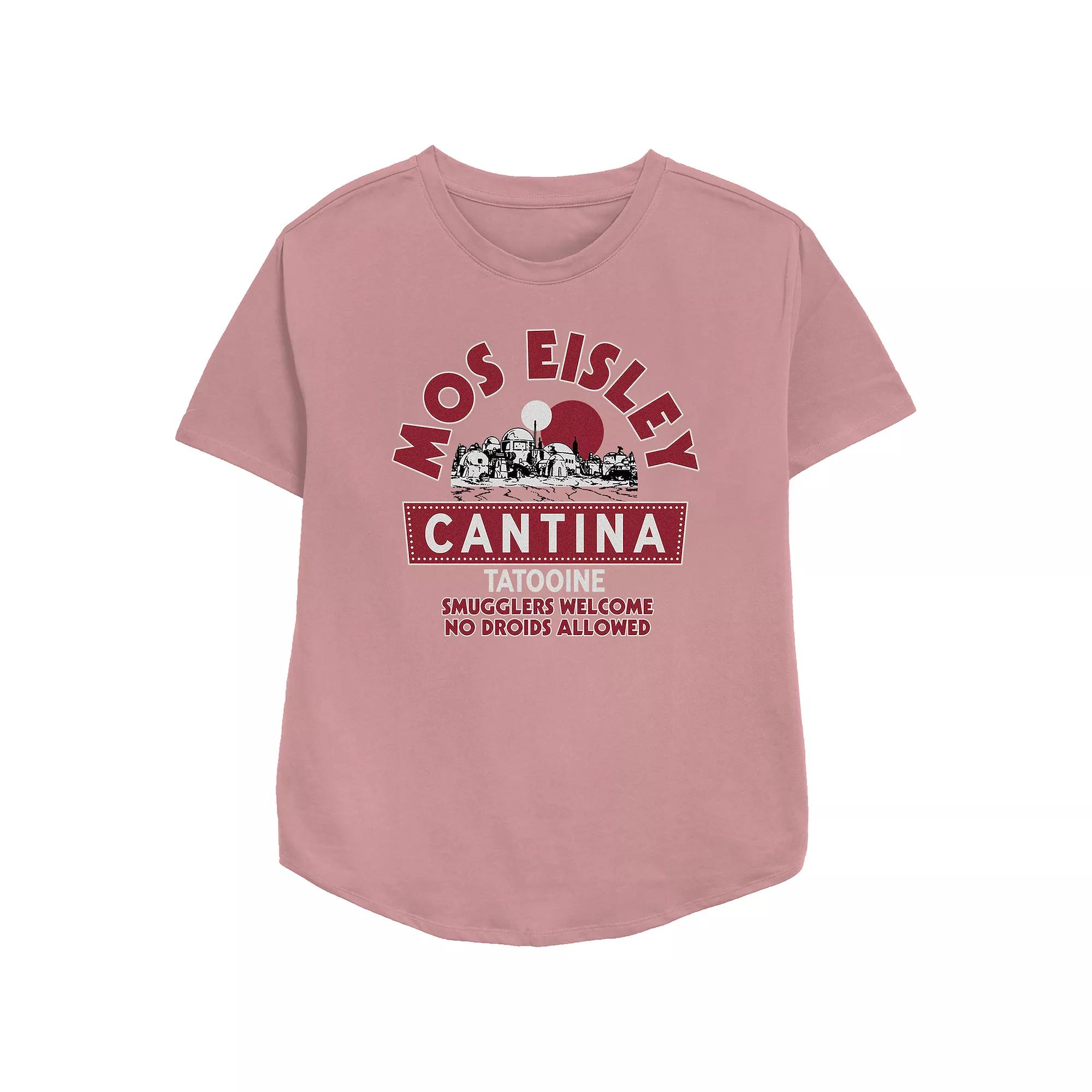 Women's Star Wars Mos Eisley Cantina Tatooine Relaxed Fit Graphic Tee, Girl's,  Product Image