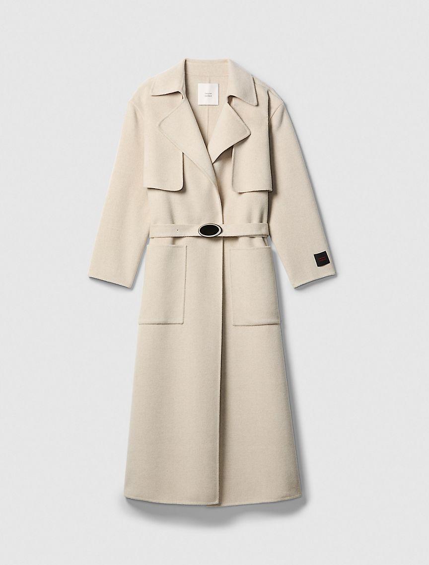 Wool Blend Trench Coat Product Image