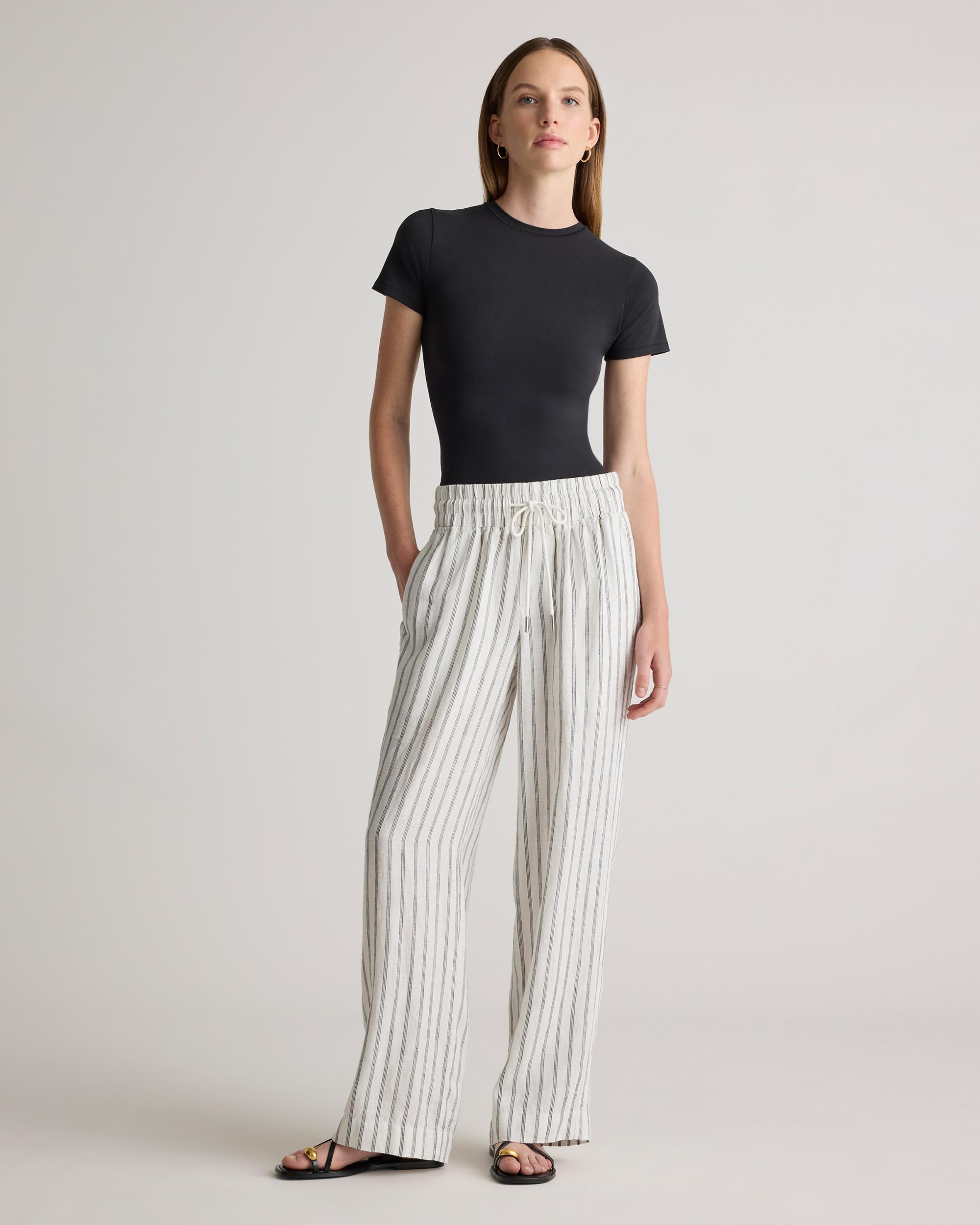 Quince | Women's Stretch Cotton Jersey Fitted T-Shirt Organic Cotton Product Image