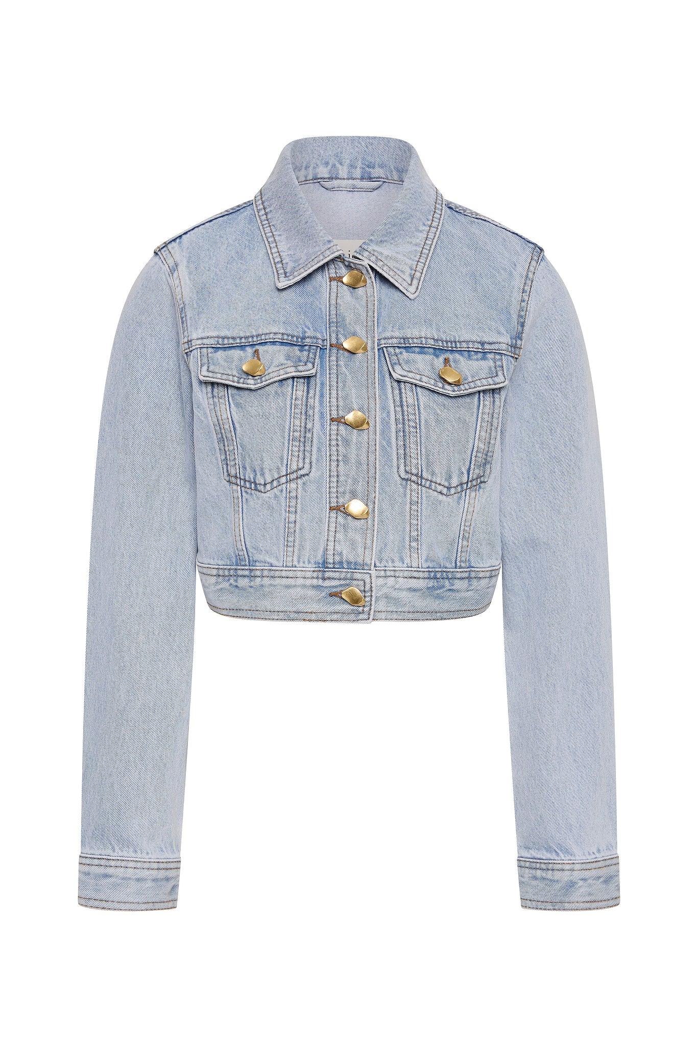 Kai Denim Cropped Jacket Product Image