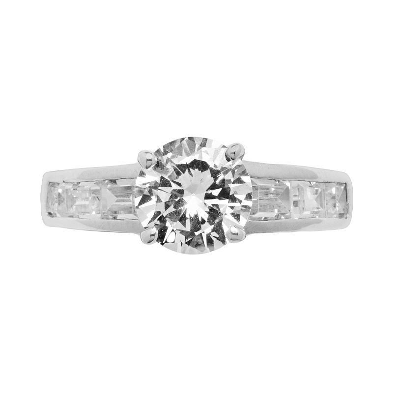 Traditions Jewelry Company Sterling Silver Cubic Zirconia Ring, Women's,  Product Image