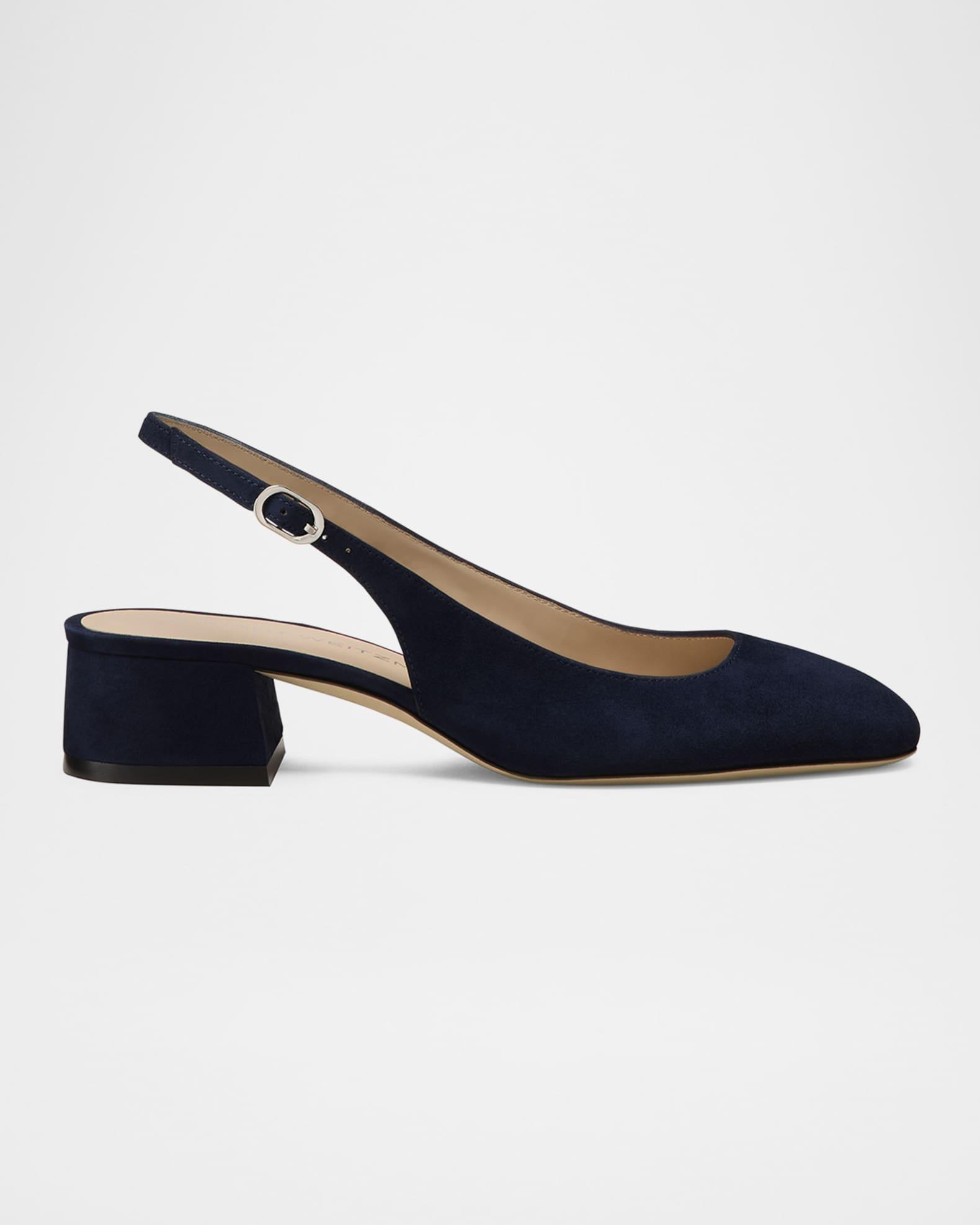 Maeve Suede Slingback Ballerina Pumps Product Image