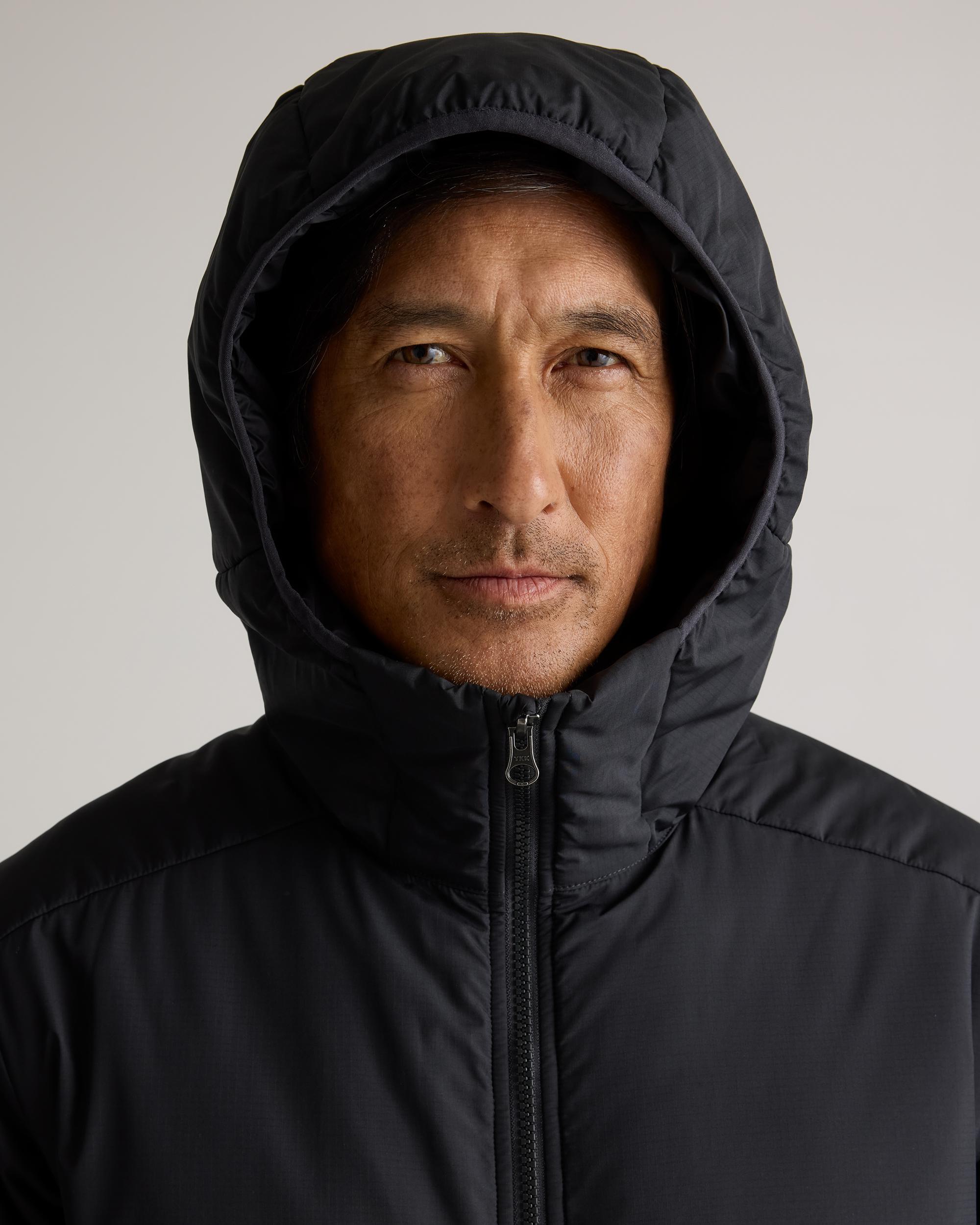 Quince | Men's Hybrid Insulated Lightweight Hooded Jacket Size XL, 100% Polyester Product Image