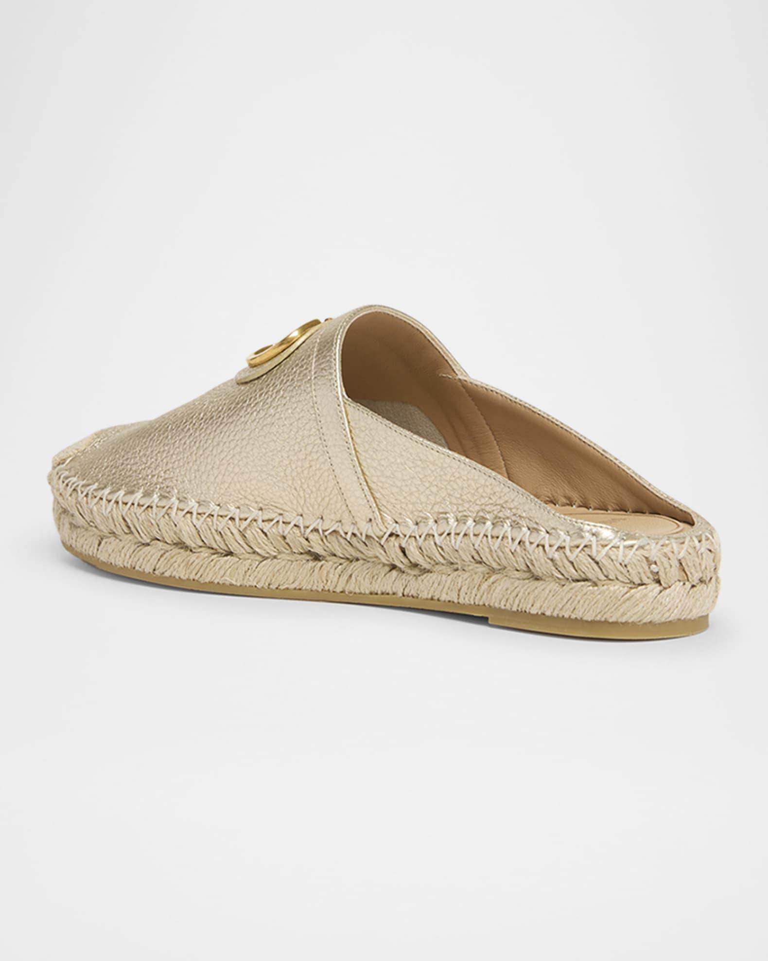 VLogo Metallic Medallion Espadrille Mules Product Image
