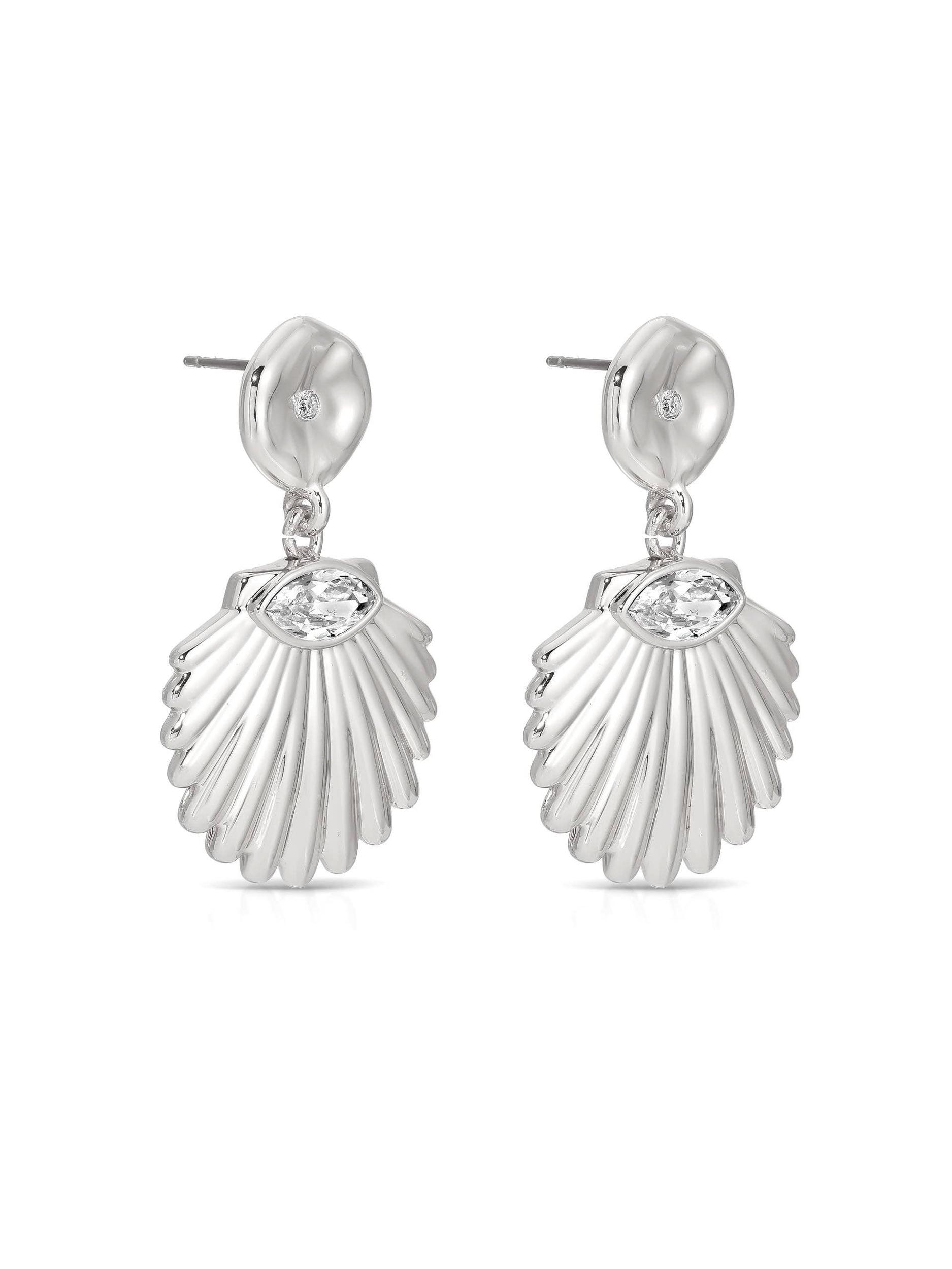 Santorini Shell Drop Earrings Product Image