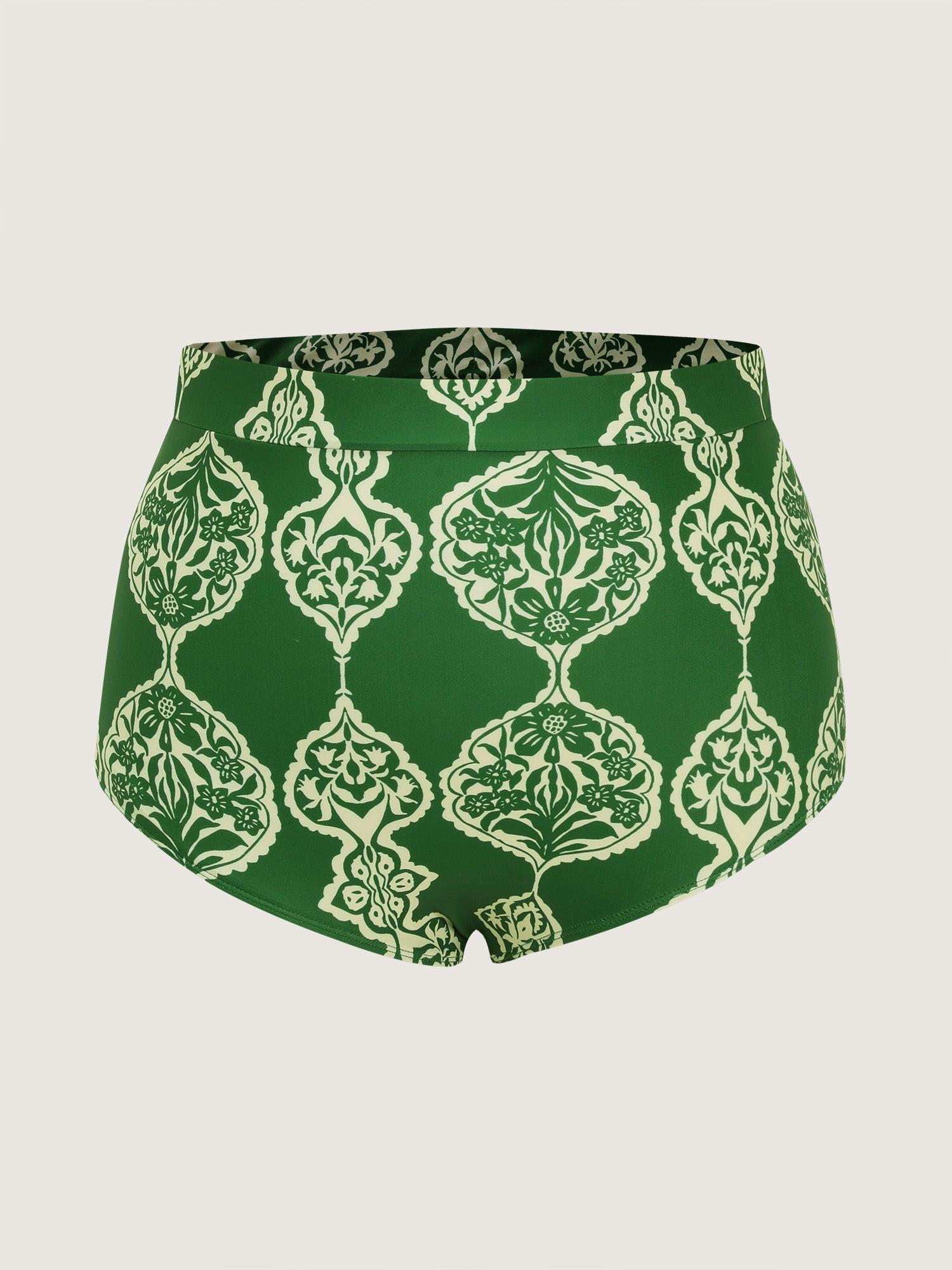 Geometric Print Pocket Swim Dress Female Product Image