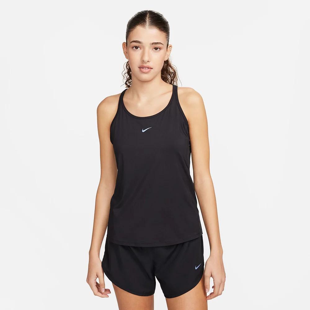 Women's Nike One Classic Dri-FIT Strappy Tank Top, Size: Large, Black Product Image