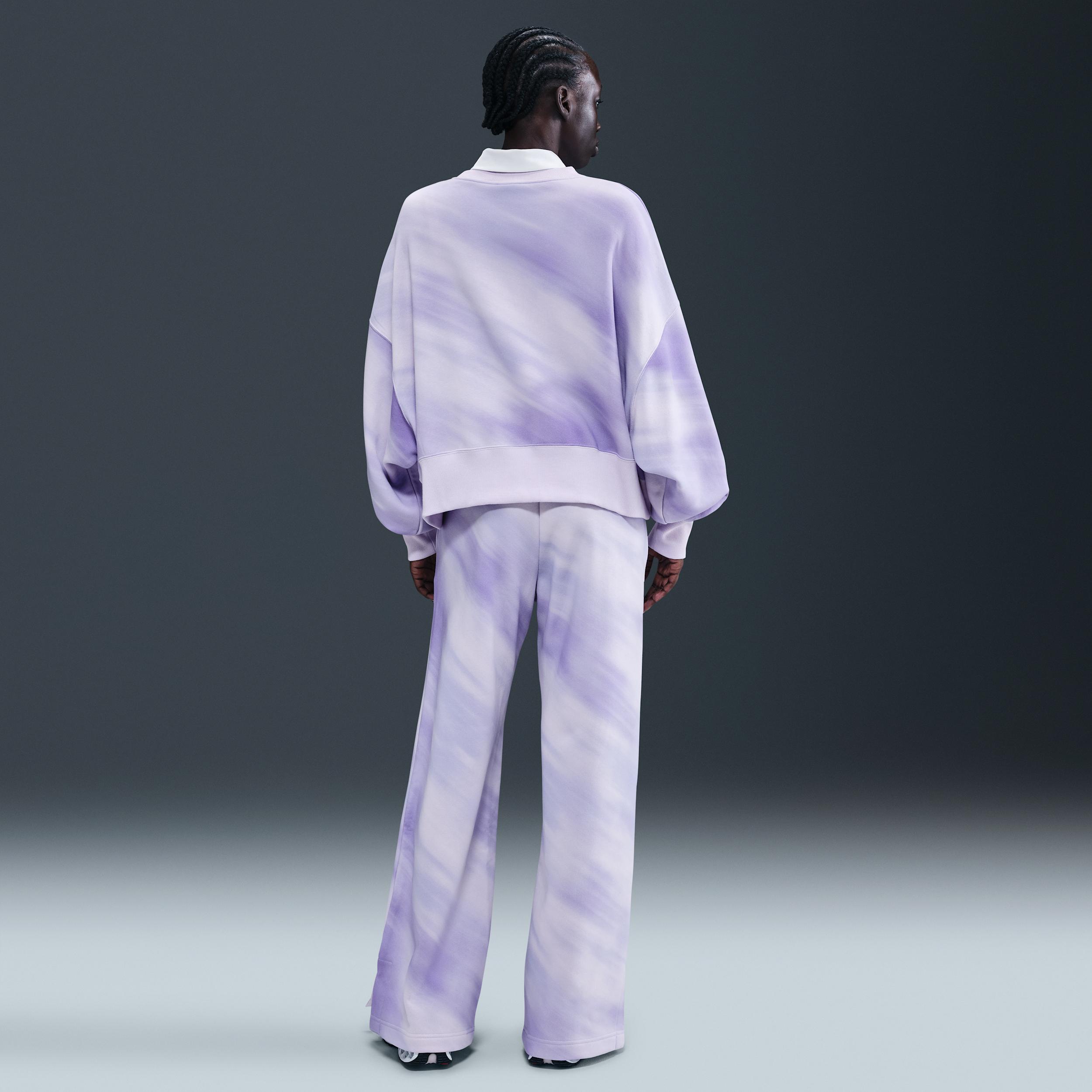 Womens Nike Sportswear Phoenix Fleece Oversized Crew-Neck Sweatshirt | IH7761-516 Product Image