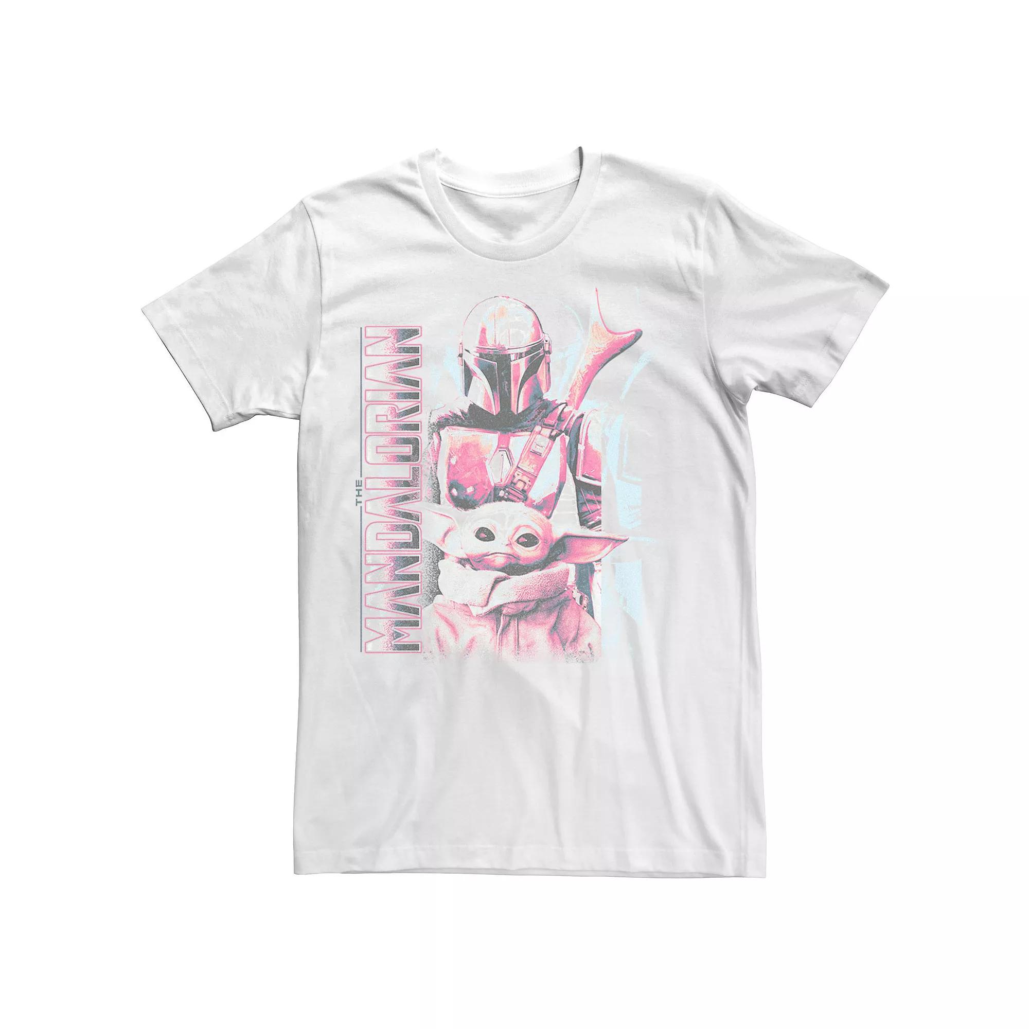 Men's The Mandalorian Baby Yoda And Djarin Tee,  Product Image