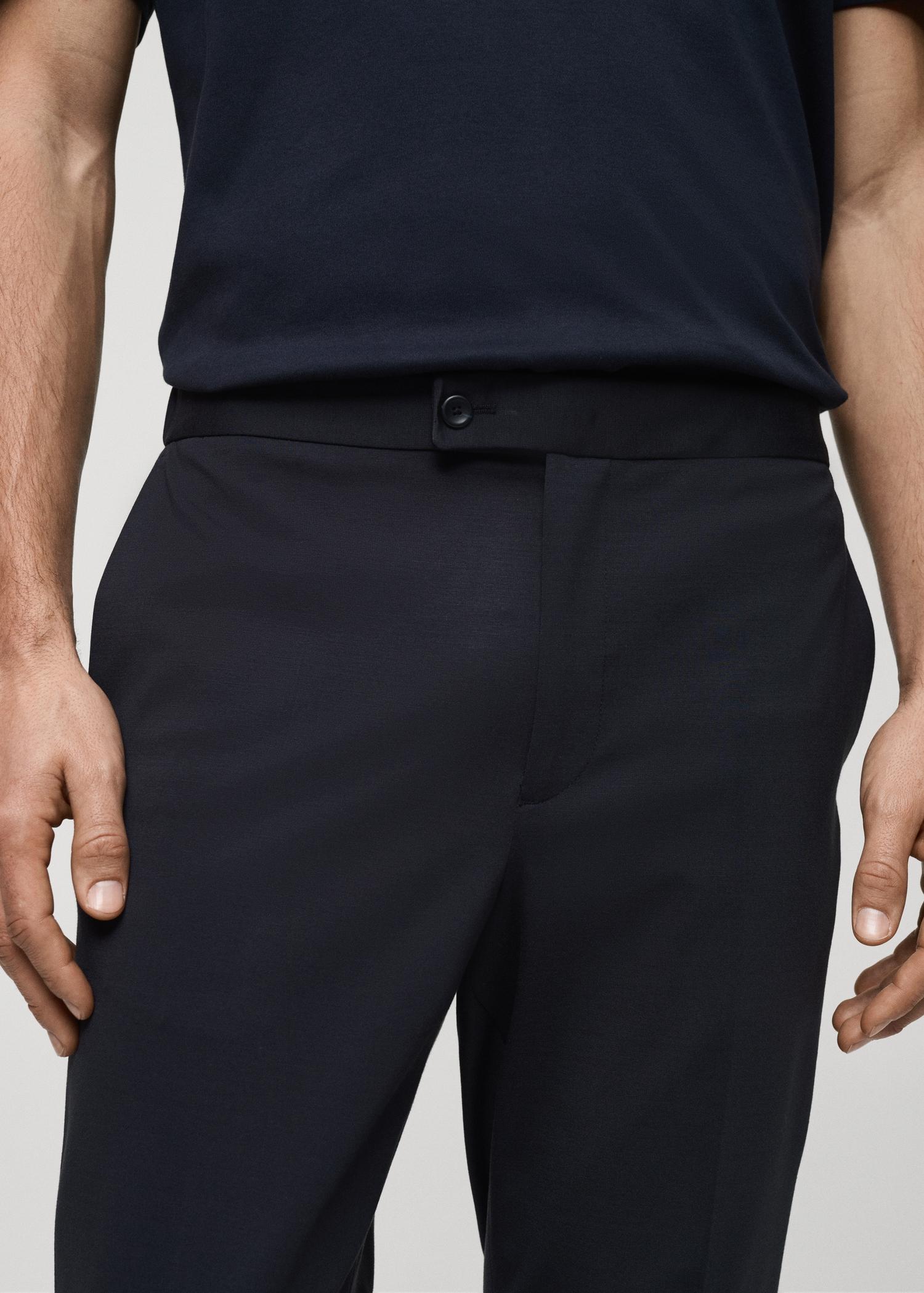 Zurich slim-fit suit pants - Men | MANGO USA Product Image