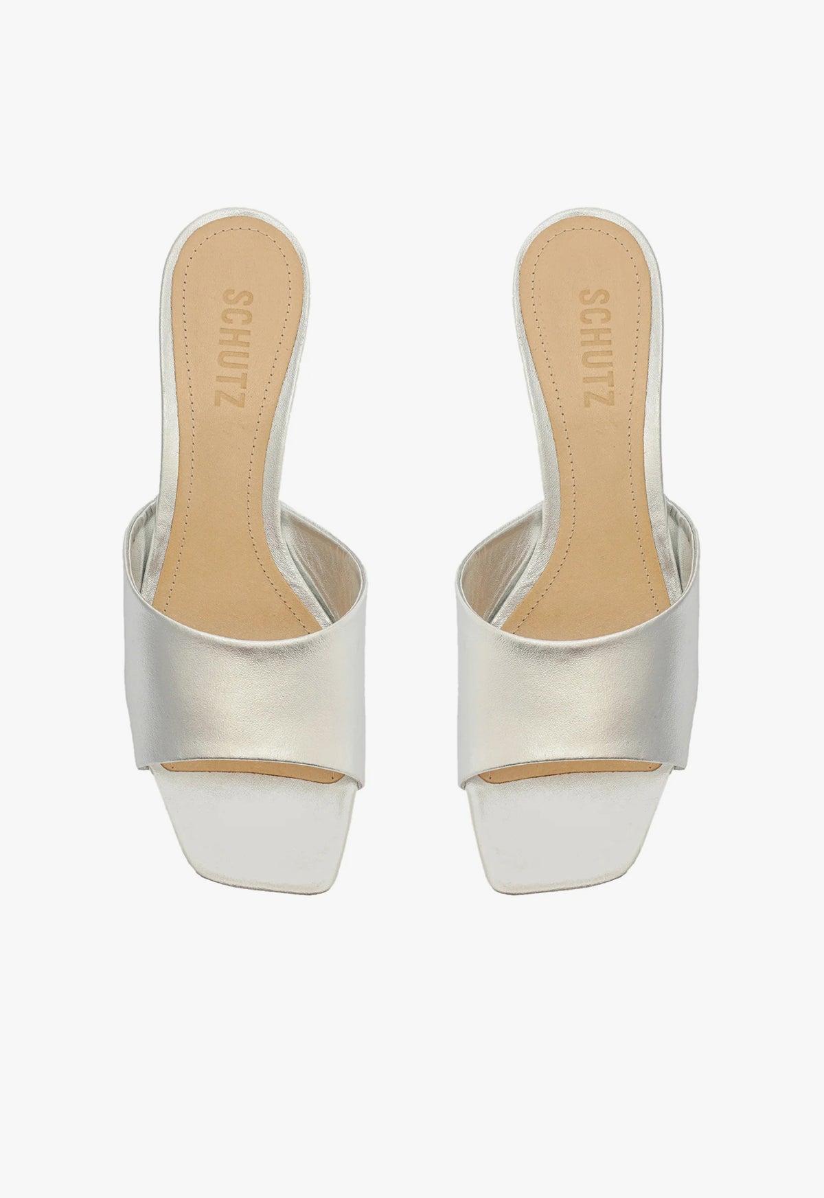 Dethalia Metallic Leather Sandal Female Product Image
