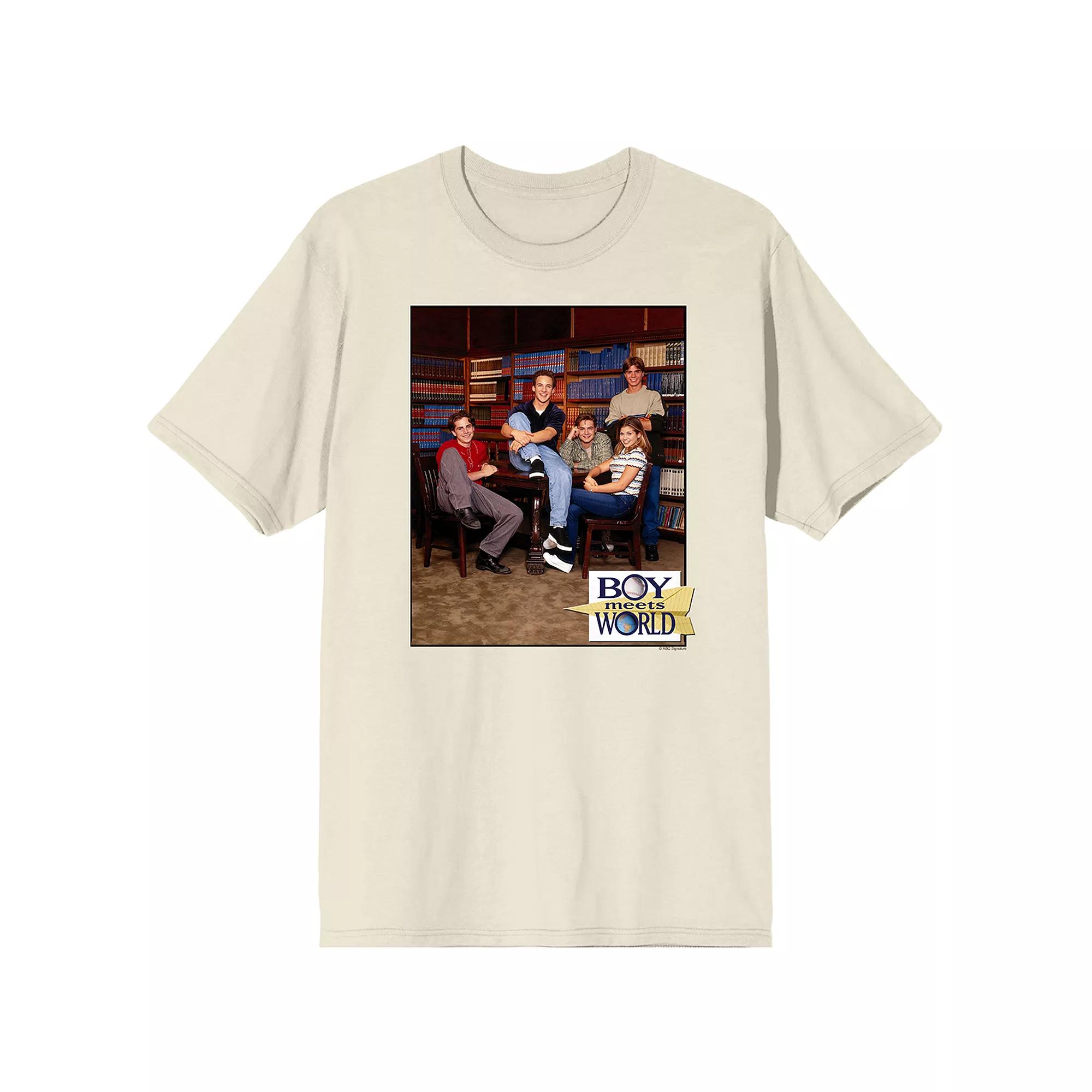 Men's Boy Meets World Cory Graphic Tee, Size: Medium 30, Off White Product Image