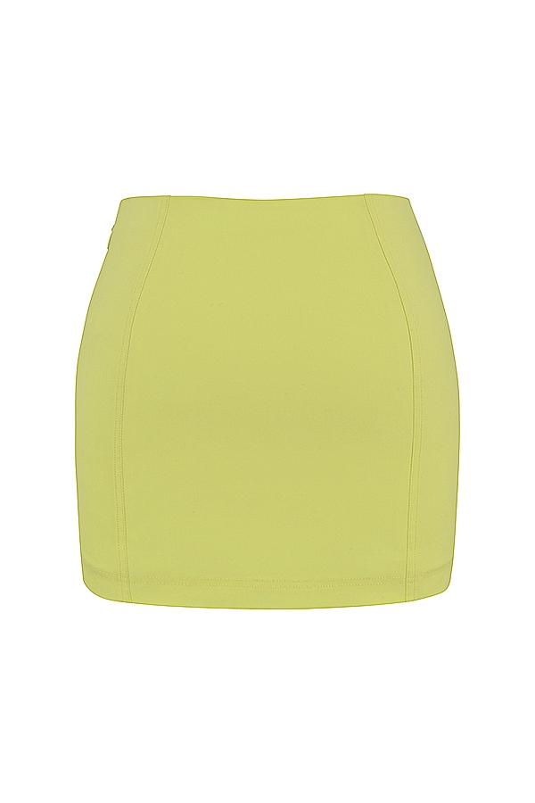 Nisha  neon sculpting mini skirt Product Image