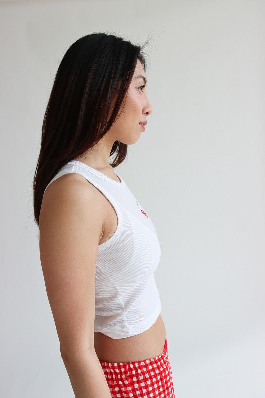 Gingham Cherry Hearts Tank Product Image