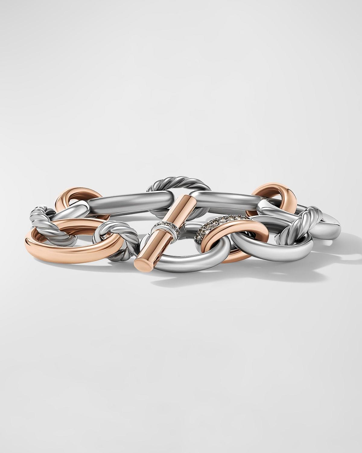 Womens DY Mercer Melange Chain Bracelet in Sterling Silver Product Image