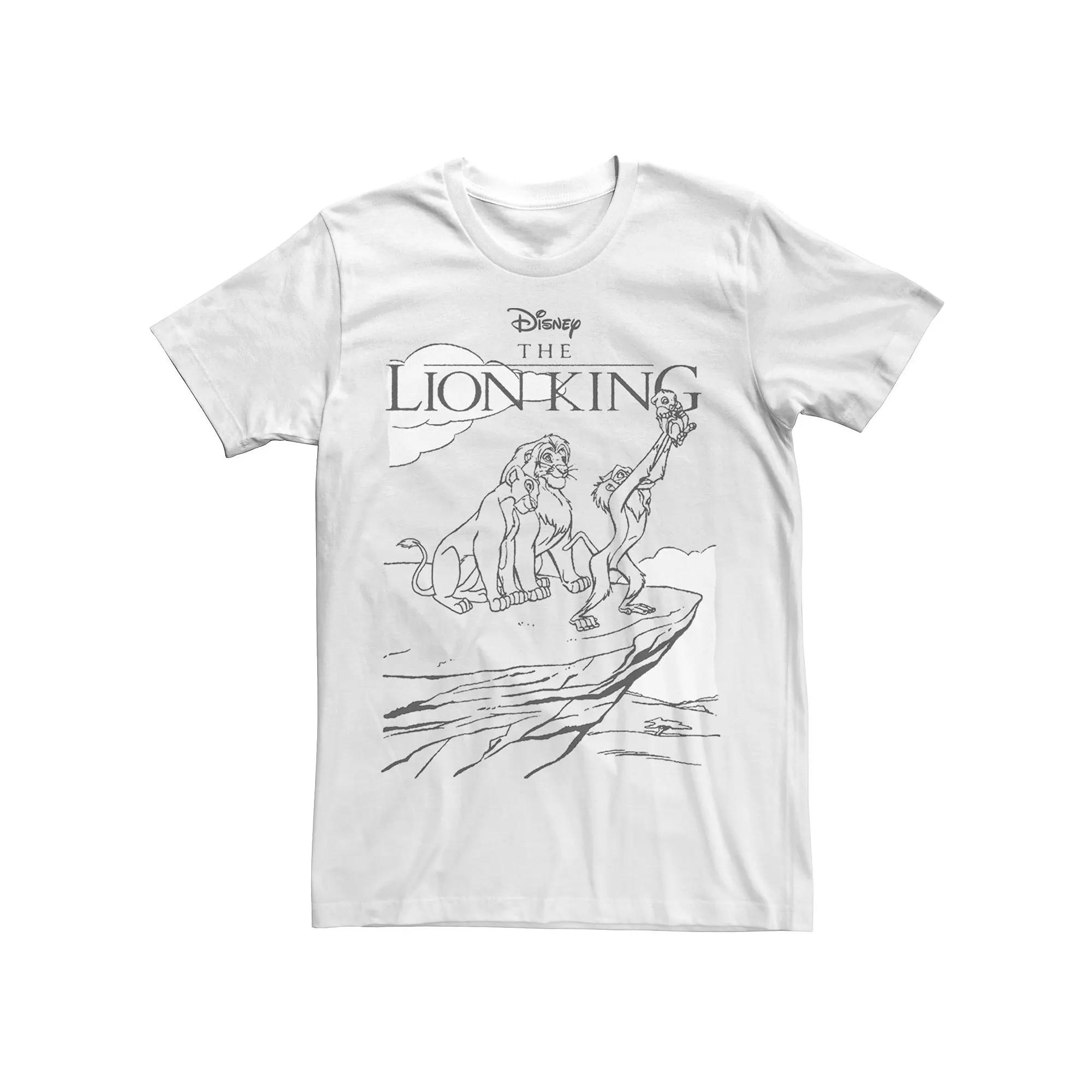 Disney's The Lion King Men's Outline Tee,  Product Image