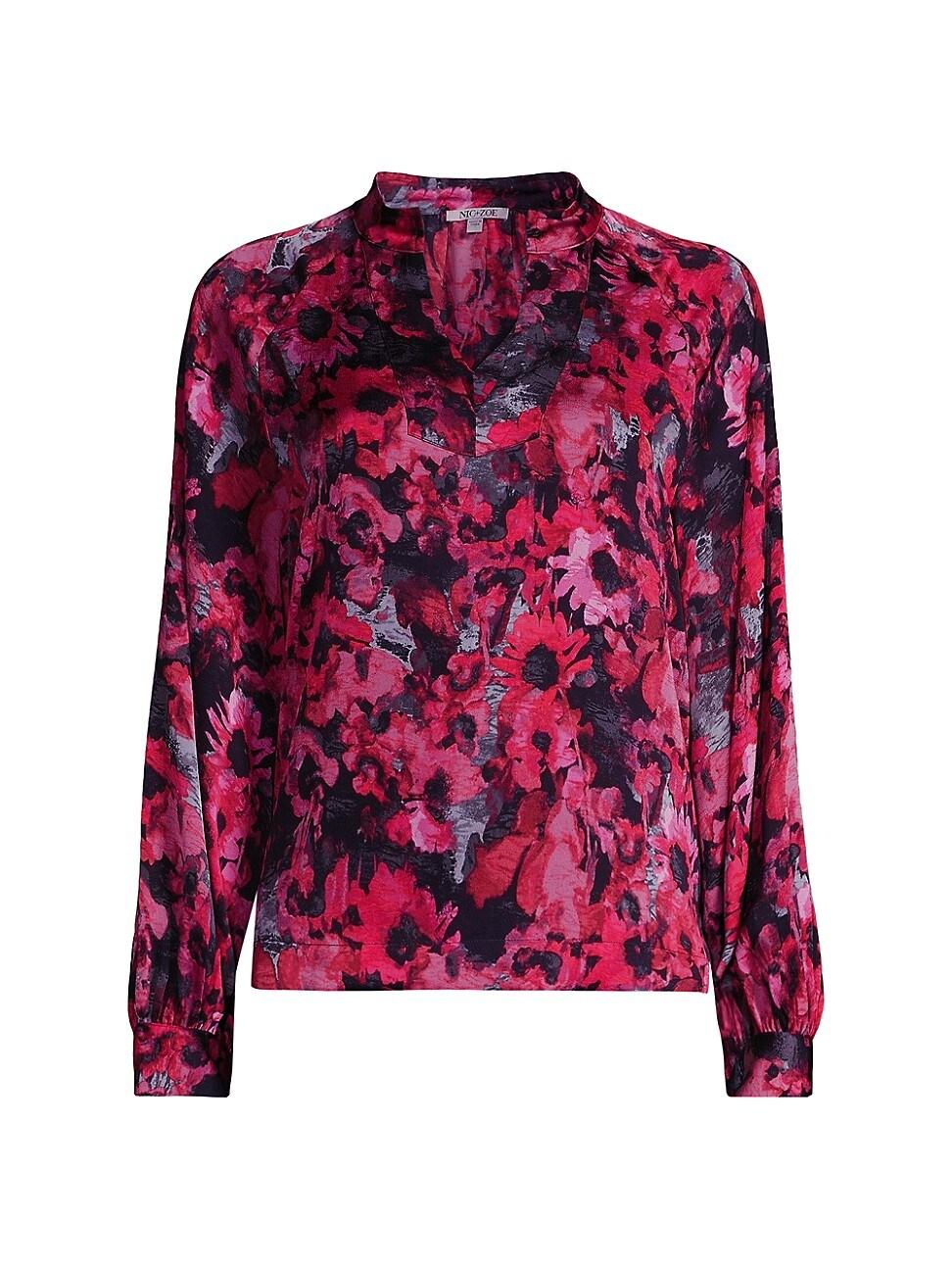 Womens Glowing Garden Floral Top Product Image