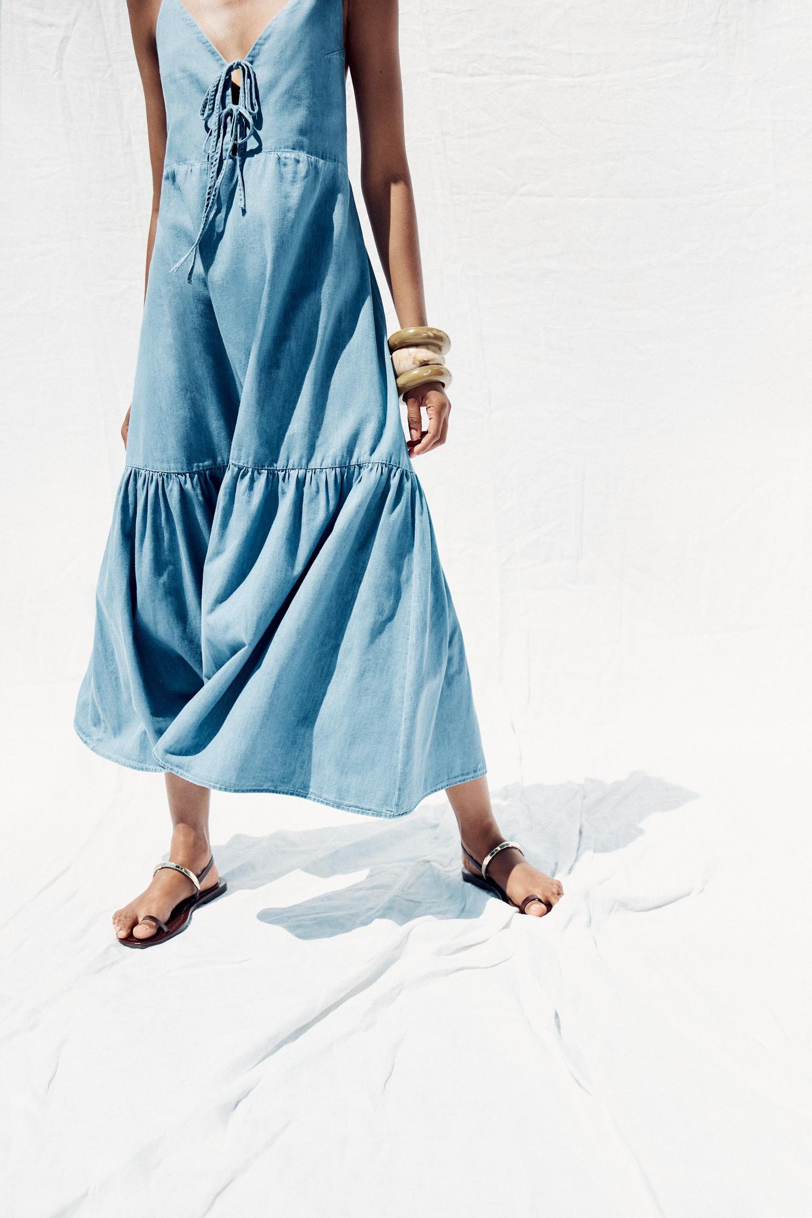 BOW MIDI DRESS Product Image