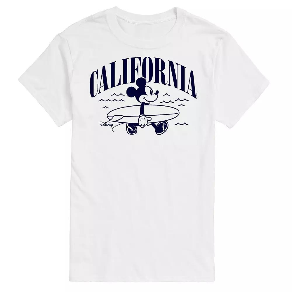 Disney's Mickey Mouse Big & Tall California Graphic Tee, Men's,  Product Image