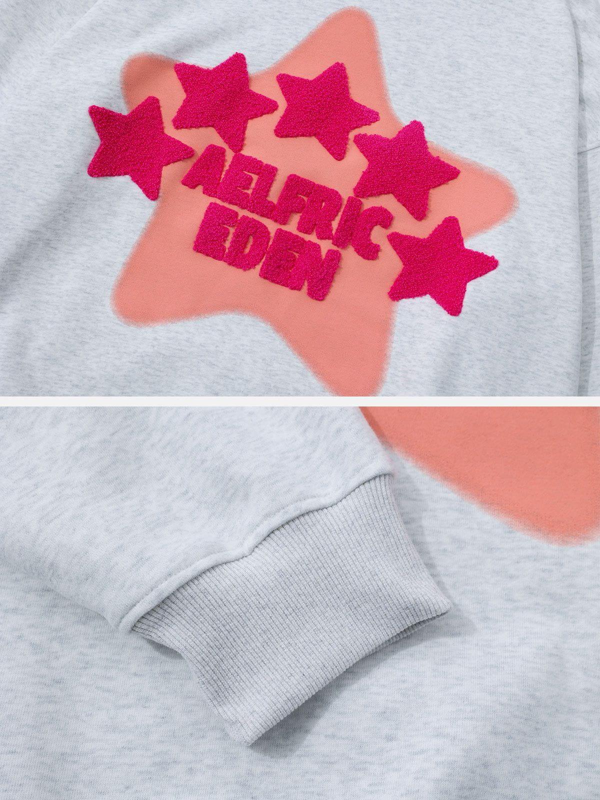 Aelfric Eden Vintage Embroidery Eden Star V303 Hoodie Product Image