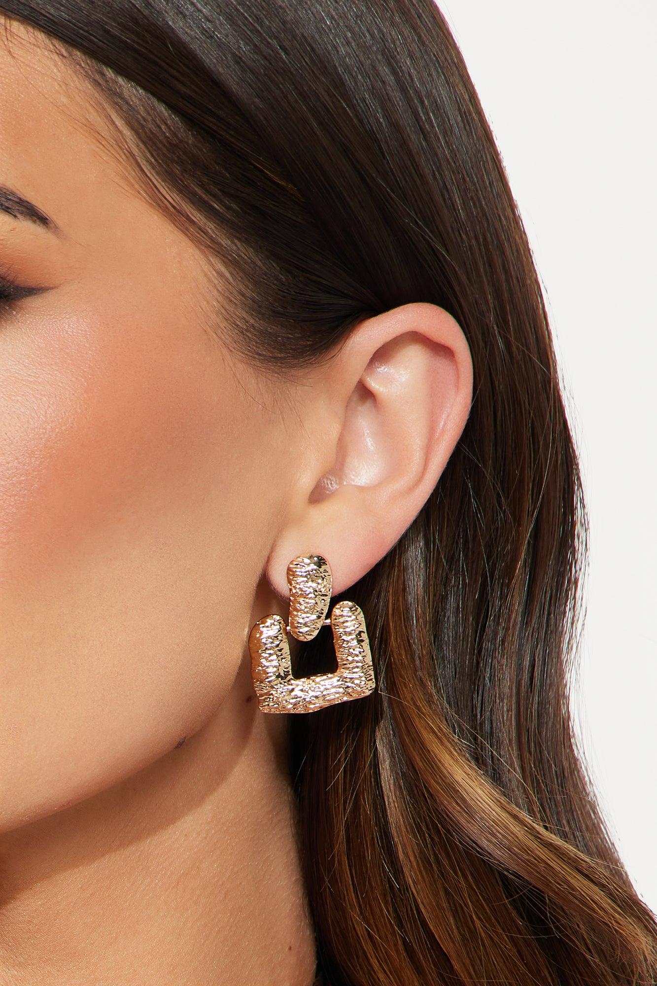 Solar Bath 3 Piece Earring Set - Gold Product Image