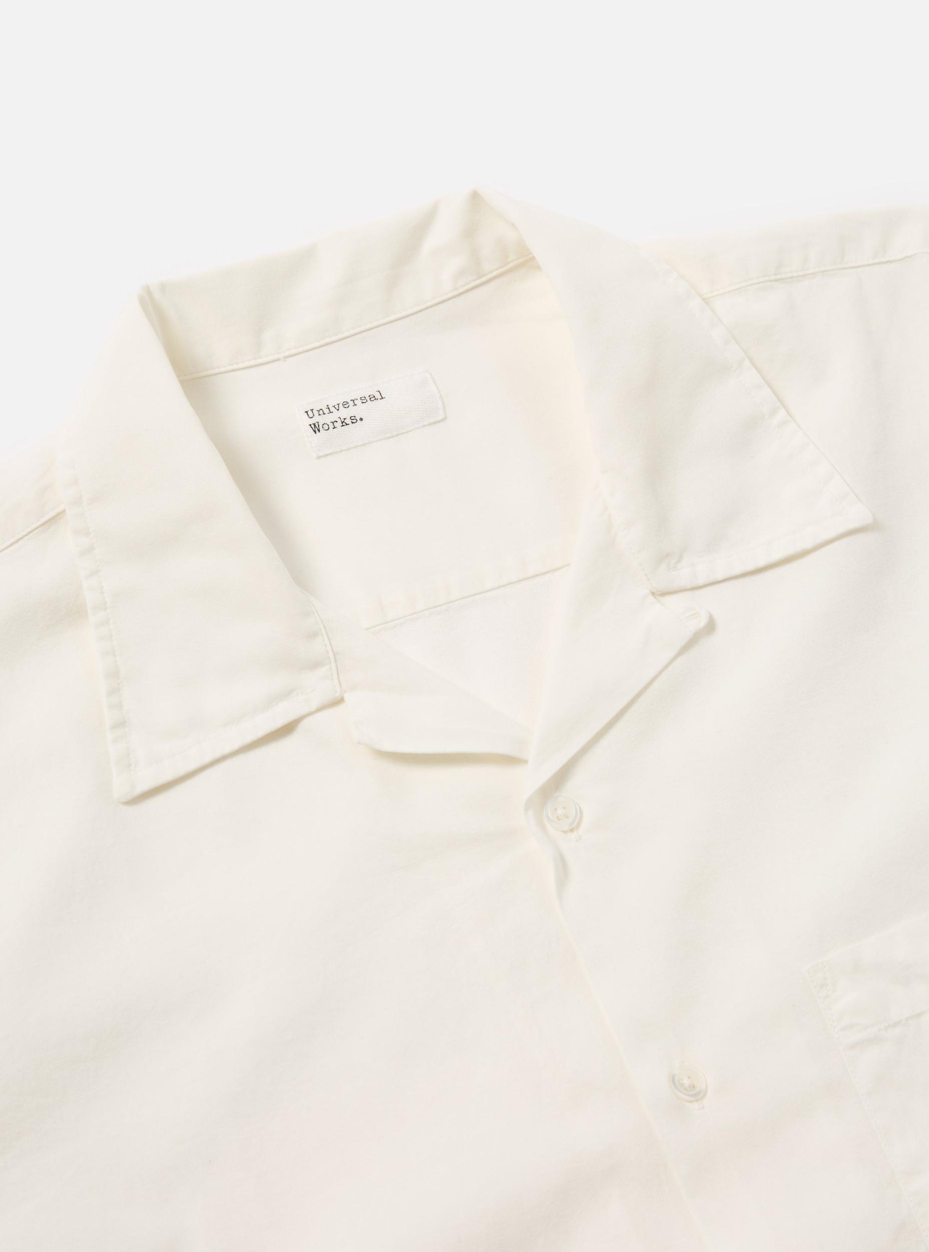 Ecru Gardenia Lycot Camp Shirt Product Image