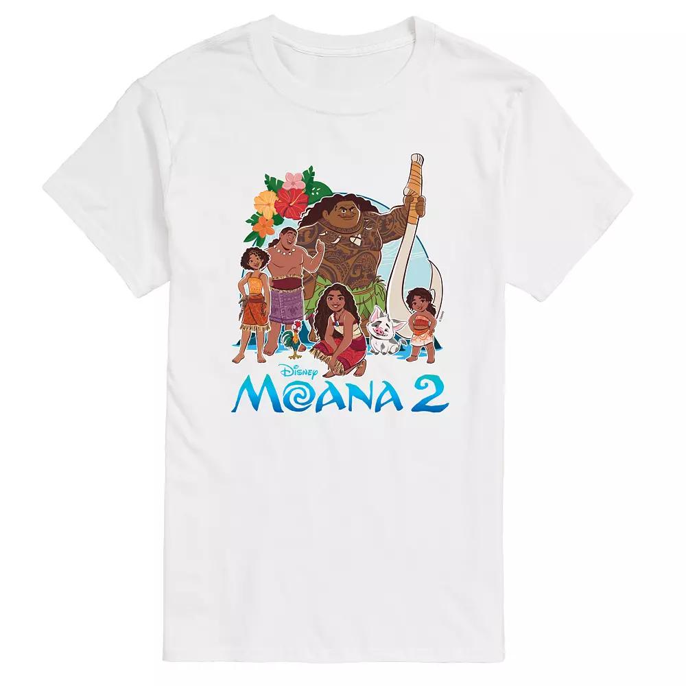 Disney's Moana 2 Big & Tall Group Graphic Tee, Men's,  Product Image