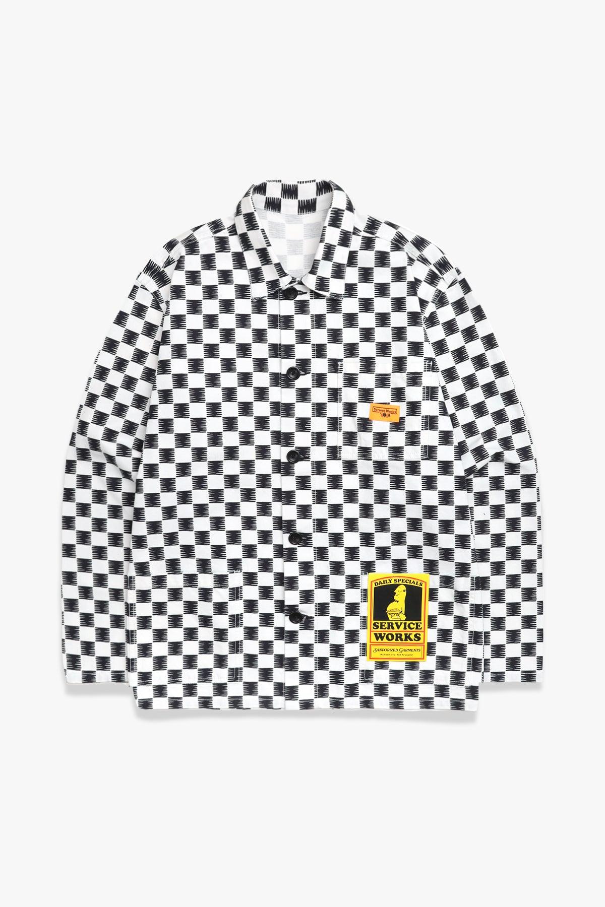 Service Works - Classic Chore Shirt - Mono Checker Product Image