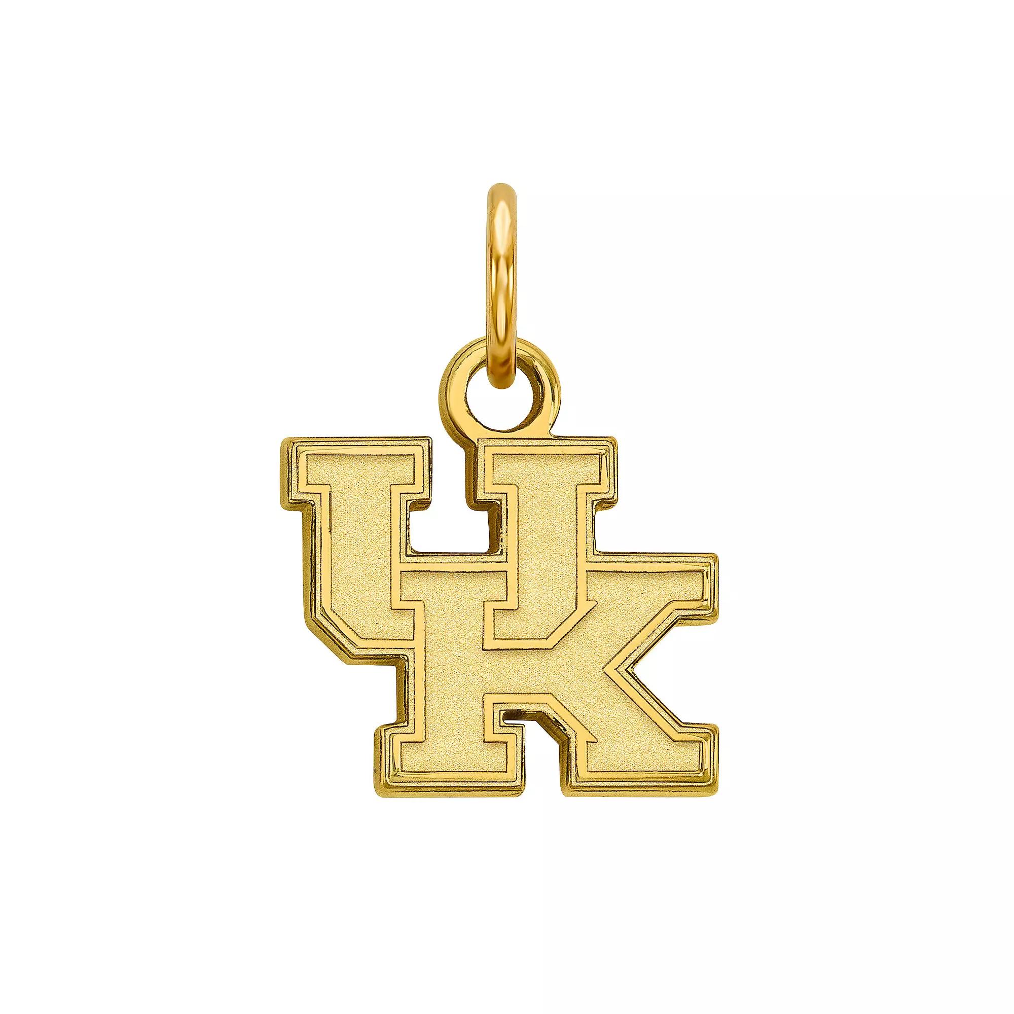 LogoArt 14k Gold over Silver Kentucky Wildcats Pendant Necklace, Women's, Size: 16MM, Gold Tone Product Image