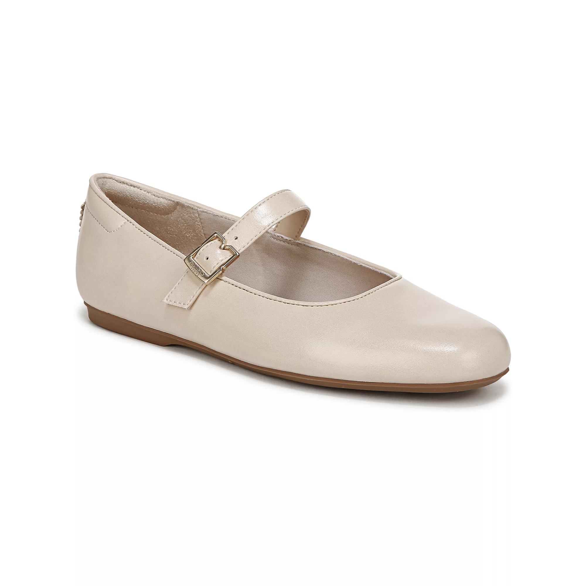 Dr. Scholl's Wexley Jane Women's Mary Jane Flats, Size: 6.5, Ivory Beige Product Image