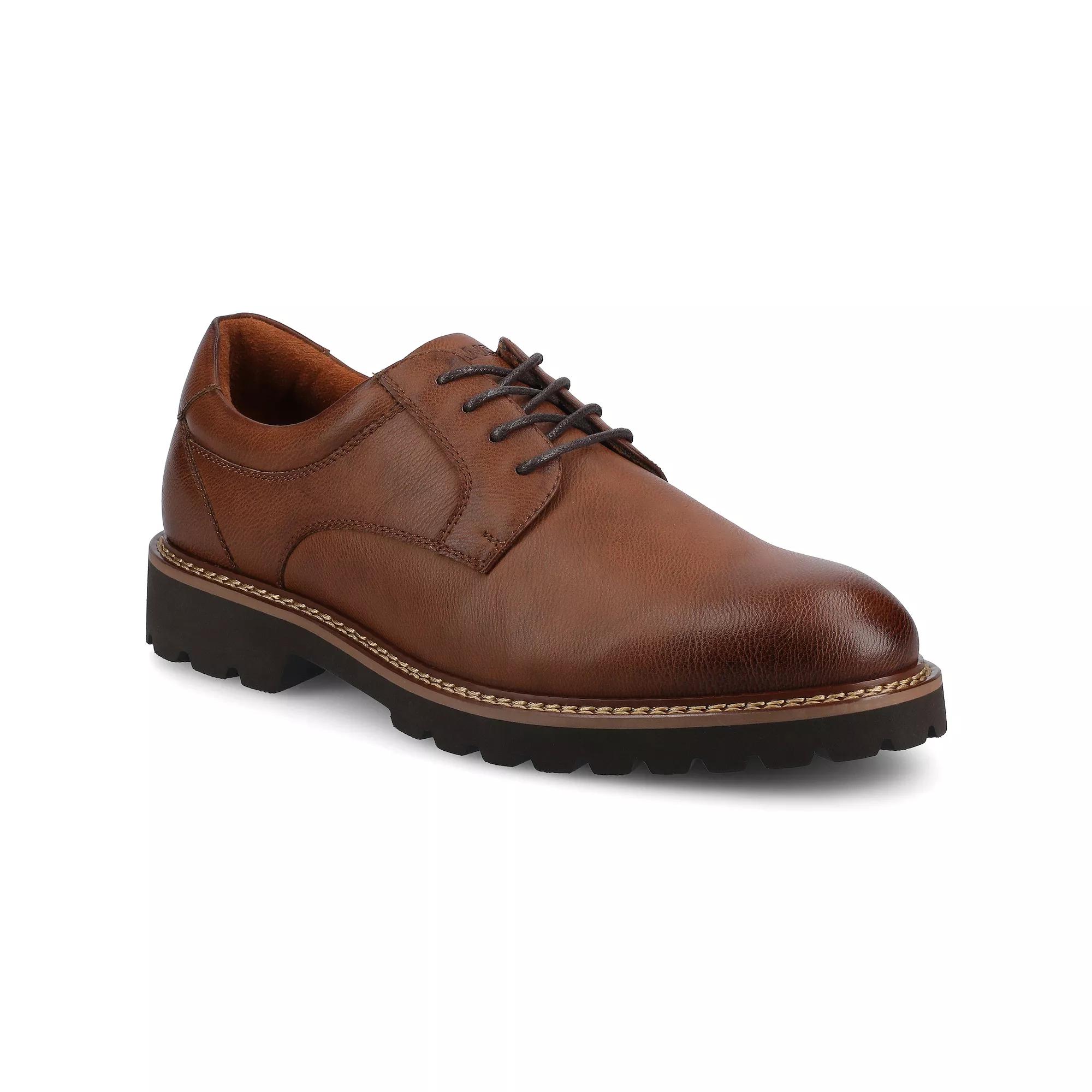 VANCE Templeton Comfort Lug Sole Men's Flexible Oxford Dress Shoes,  Product Image