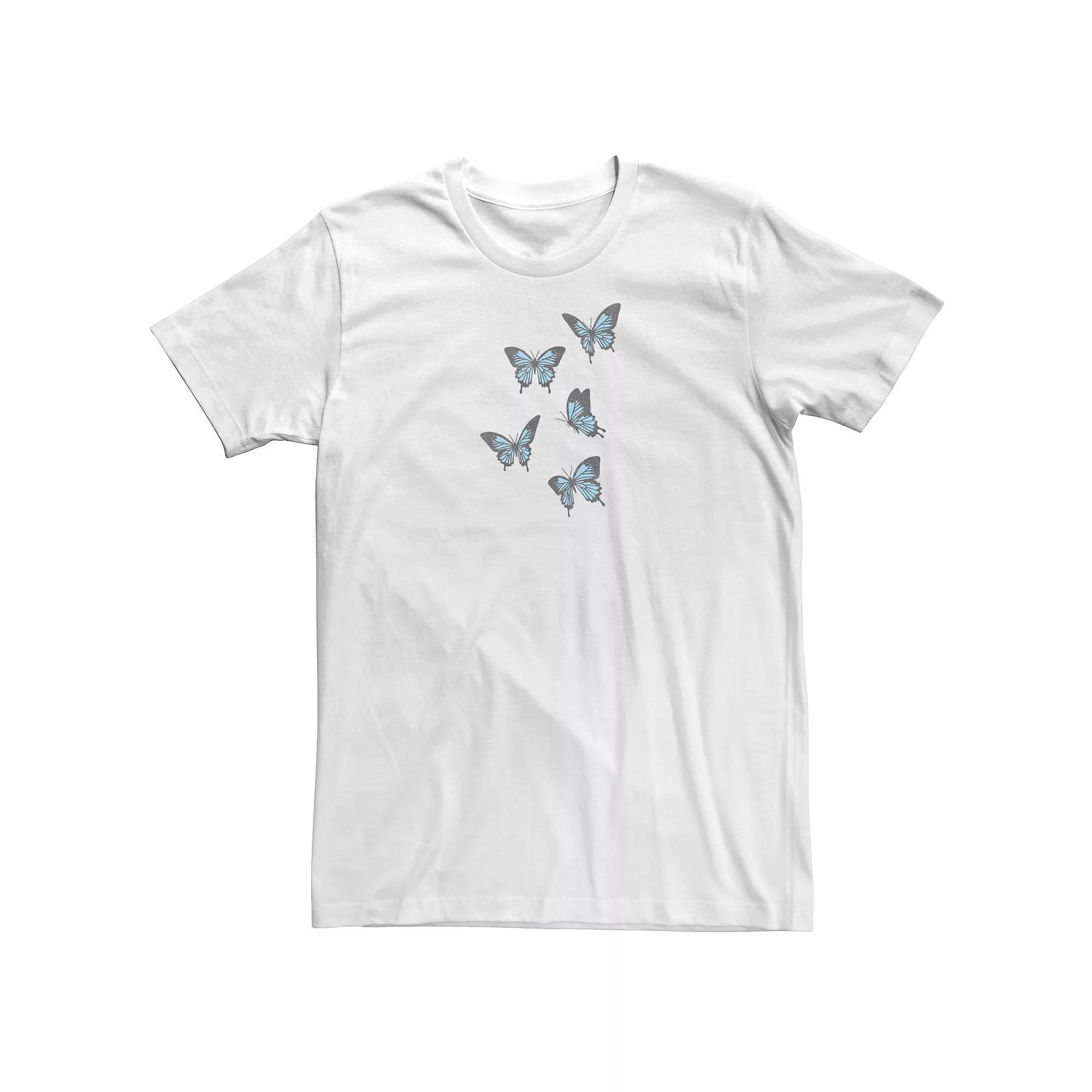 Big & Tall Fifth Sun Blue Butterflies Portraits Tee, Men's,  Product Image