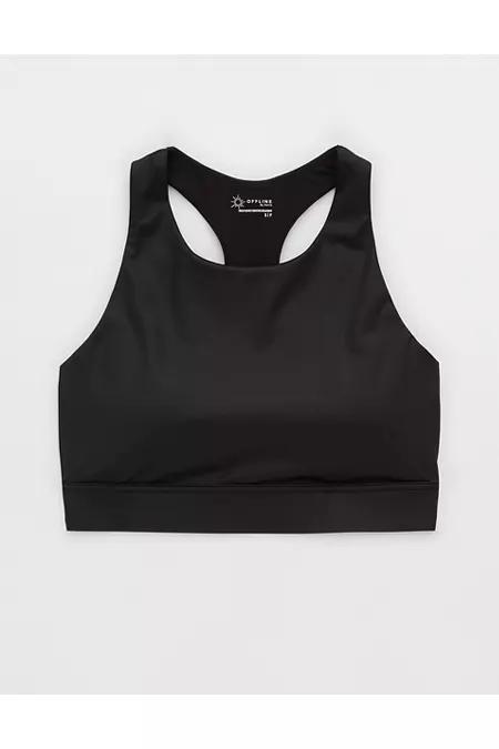 OFFLINE By Aerie Goals Gloss High Neck Sports Bra Women's Product Image