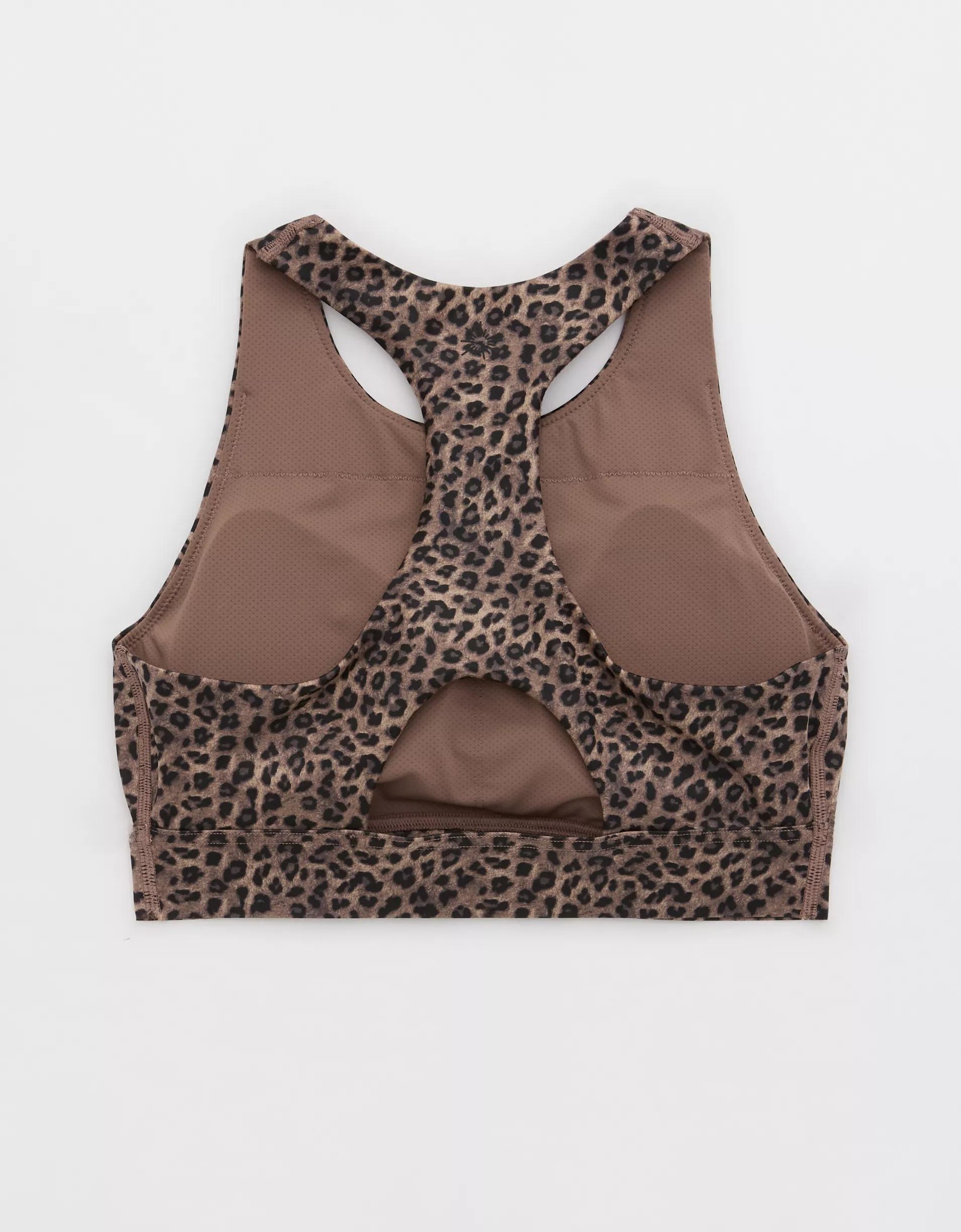 OFFLINE By Aerie Goals Gloss High Neck Sports Bra Product Image