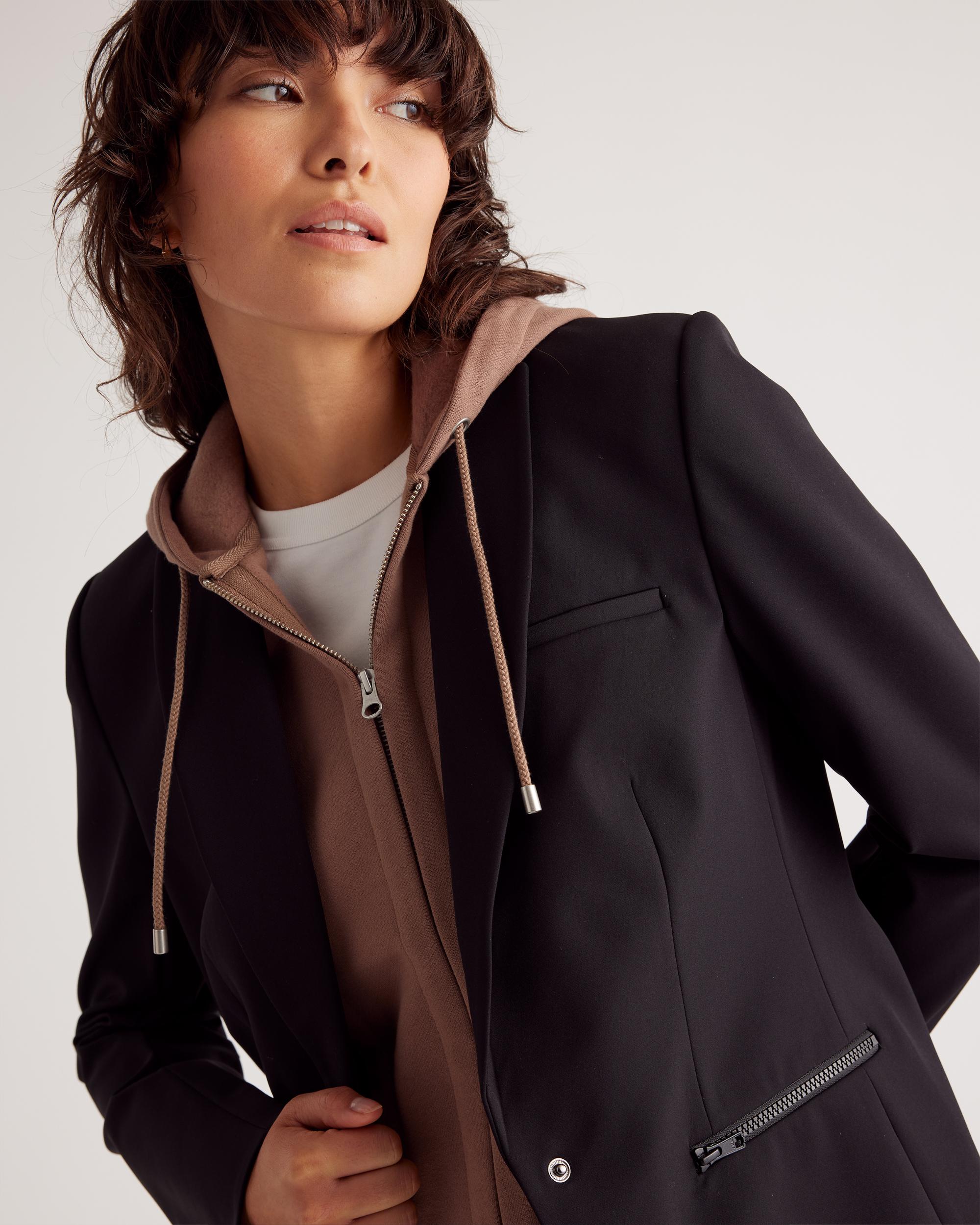 Quince | Women's Scuba Single Breasted Convertible Blazer Nylon Product Image