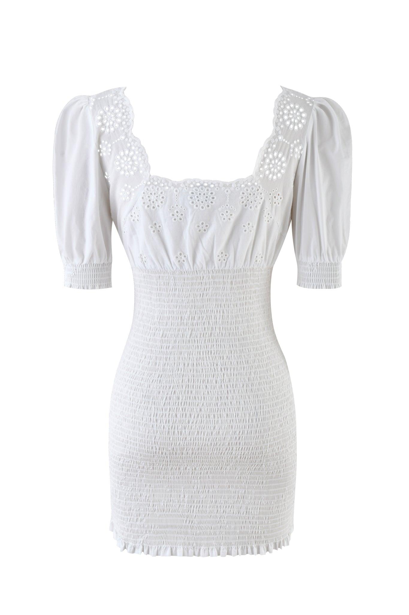 LEVI MINI DRESS - WHITE Product Image