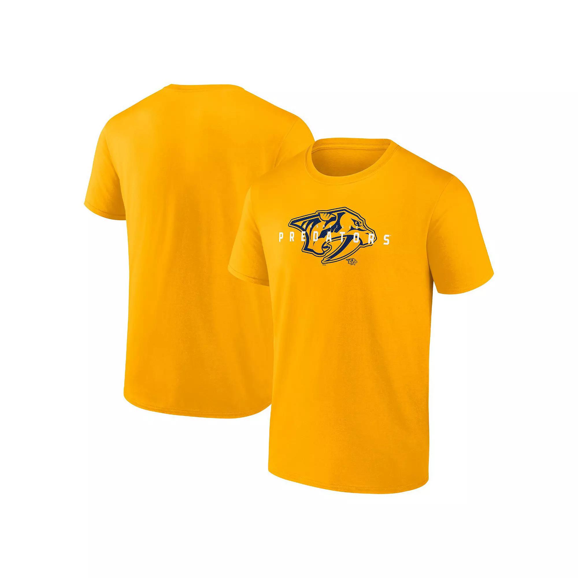 Men's Gold Nashville Predators Coordinate T-Shirt,  Product Image