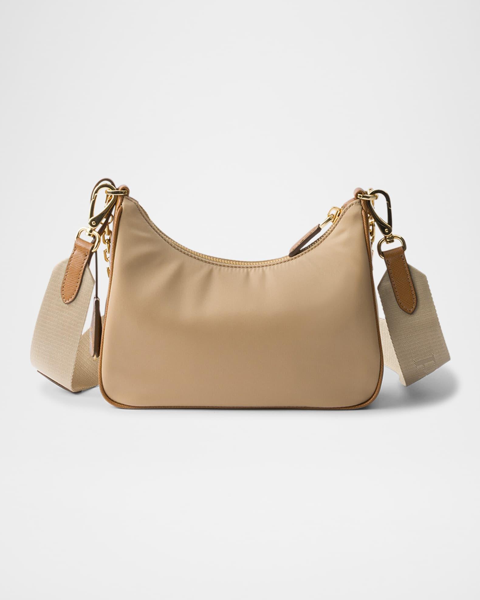 Re-Edition 2005 Re-Nylon And Saffiano Leather Bag With Charm Product Image