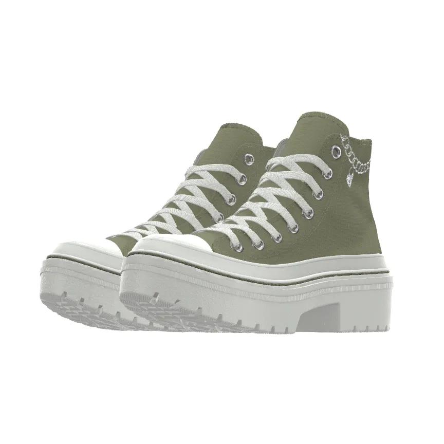 Custom Chuck Taylor All Star Lugged Heel Platform By You Product Image