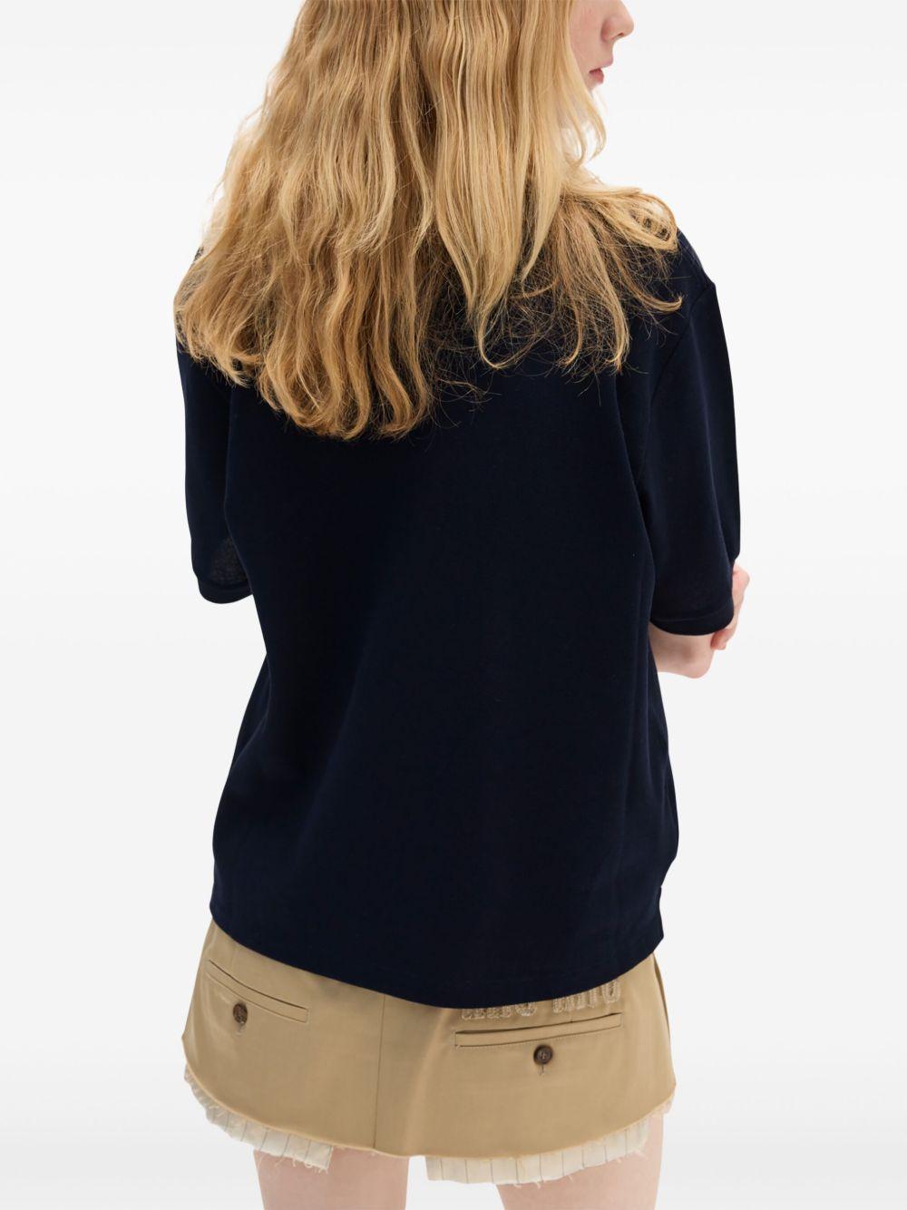 Cotton piqué polo shirt Product Image