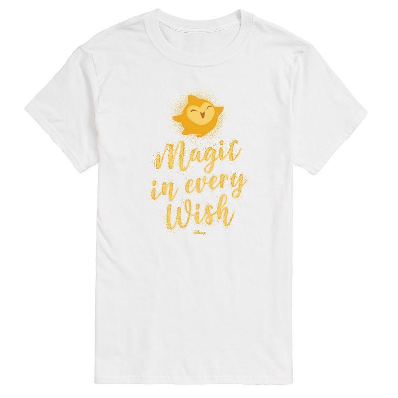 Disney's Wish Star Men's Magic In Every Wish Graphic Tee, Size: XXL, Black Product Image