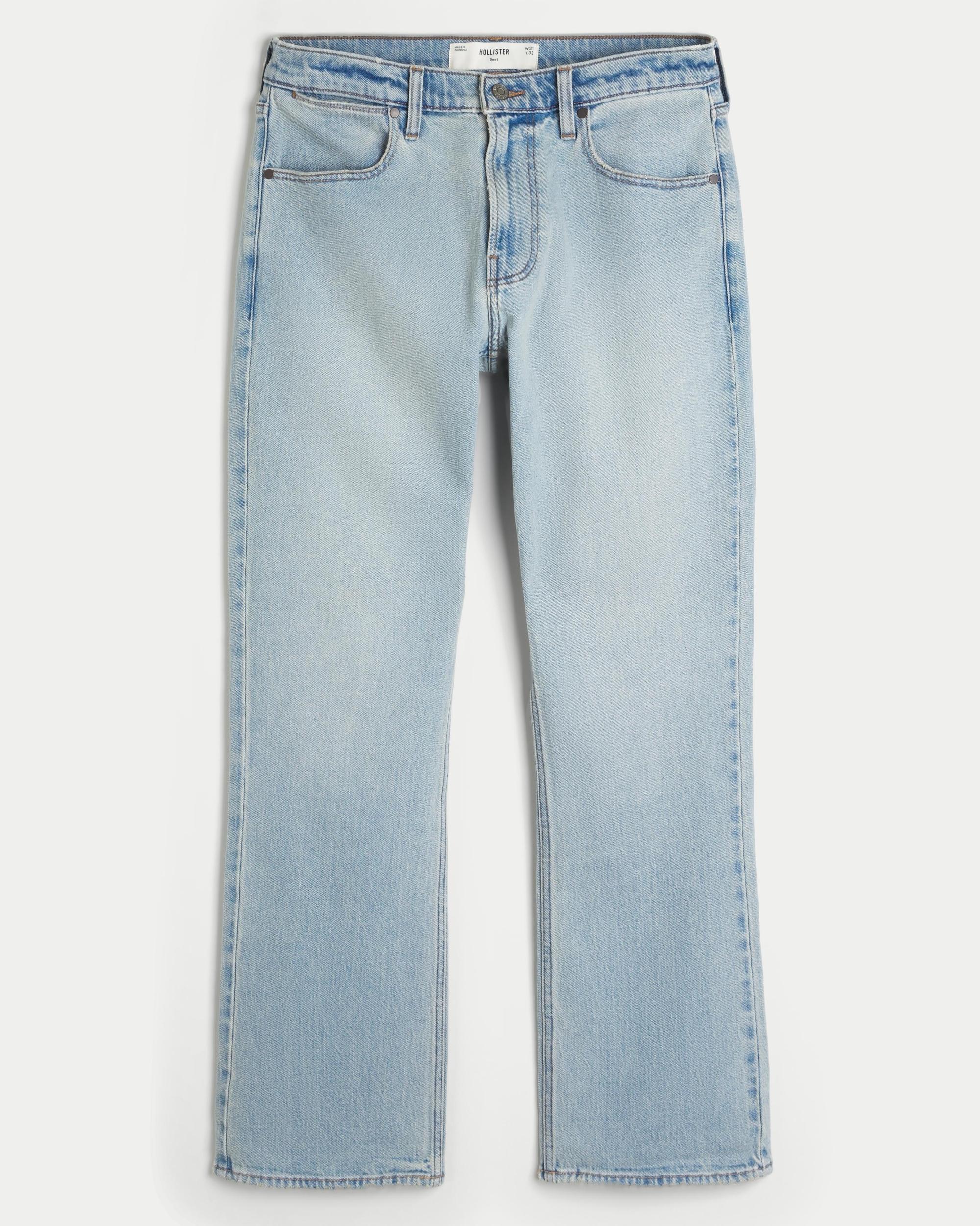 Medium Wash Relaxed Bootcut Jeans Product Image